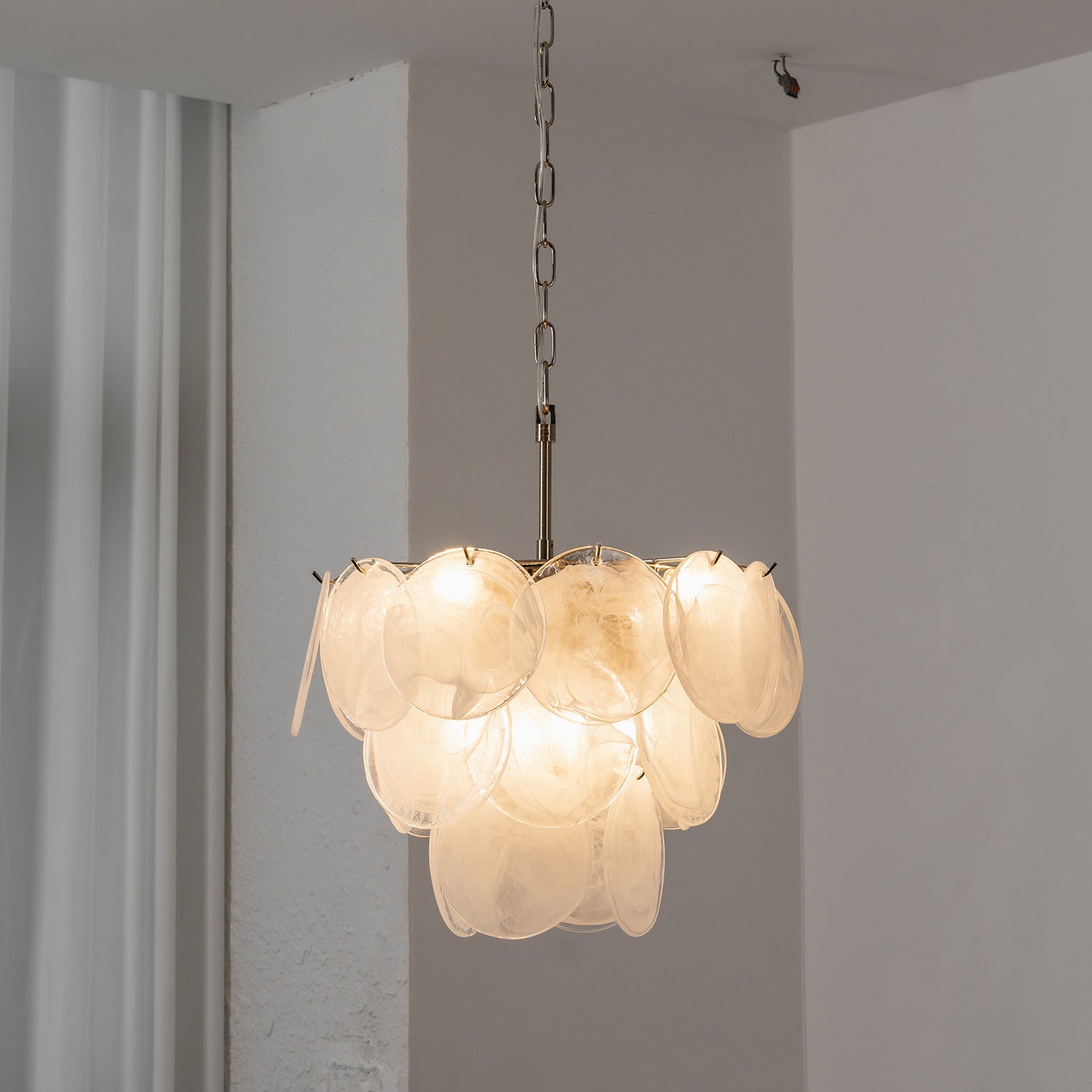 Cressida Glass Disk Chandelier