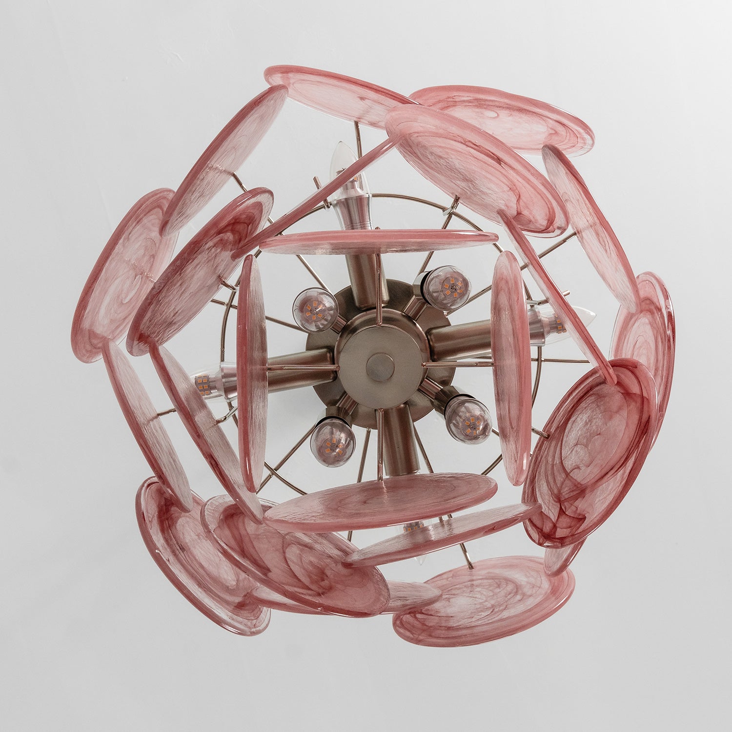 Cressida Glass Disk Chandelier