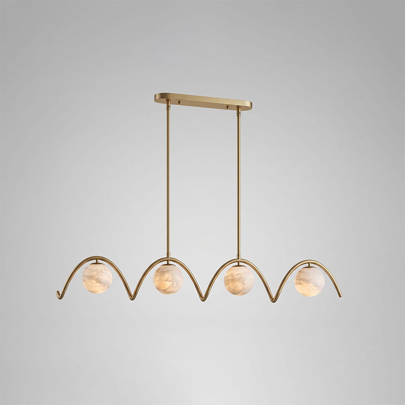 Crispin Wave Globe Chandelier