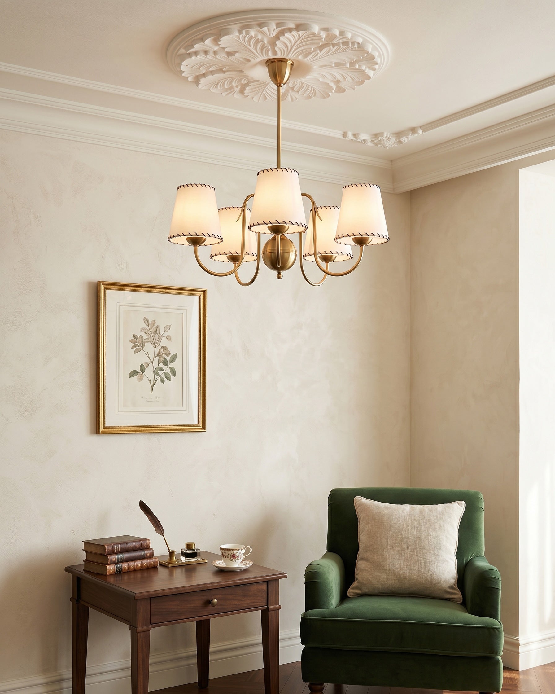 Cyprian Shaded Chandelier