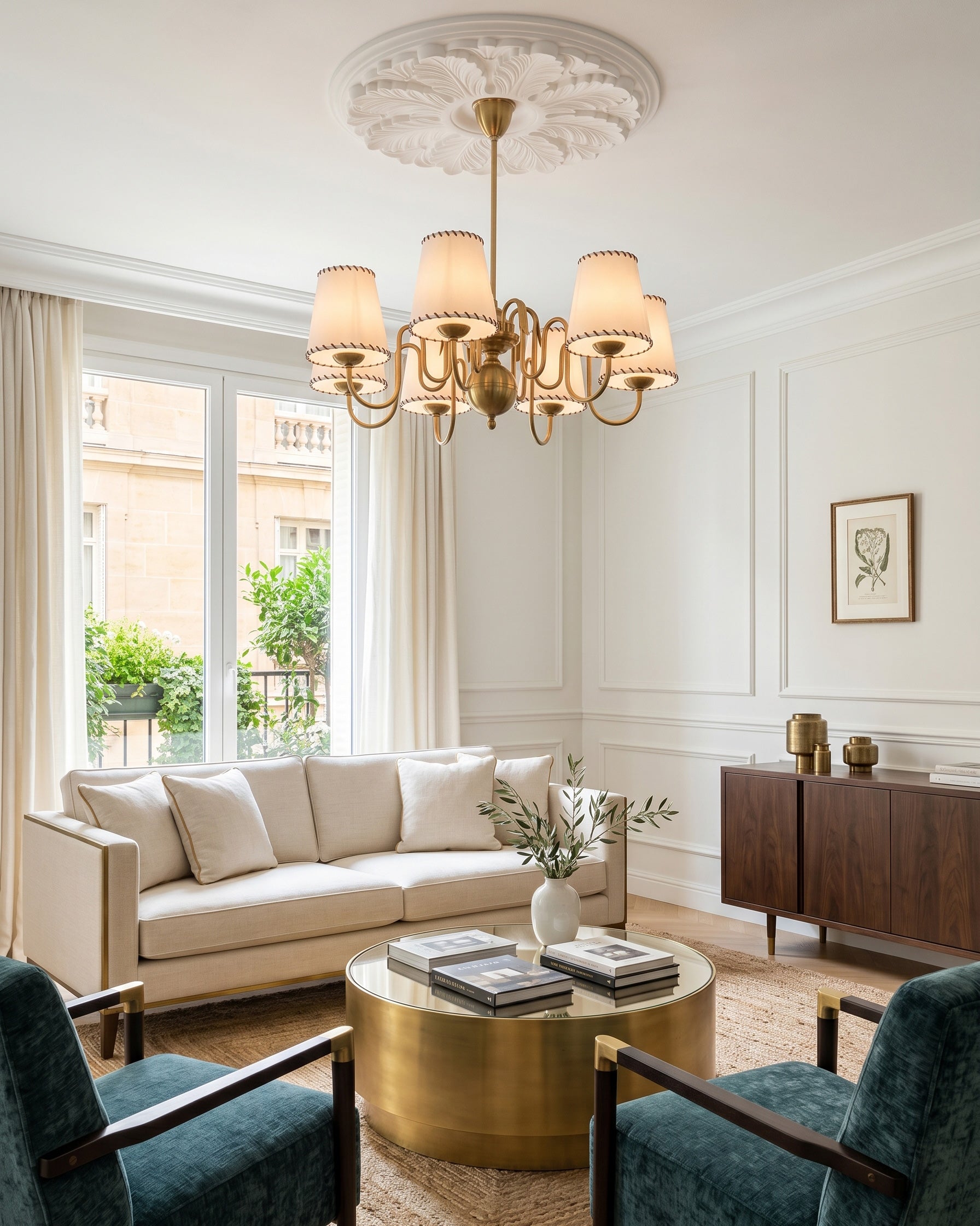 Cyprian Shaded Chandelier