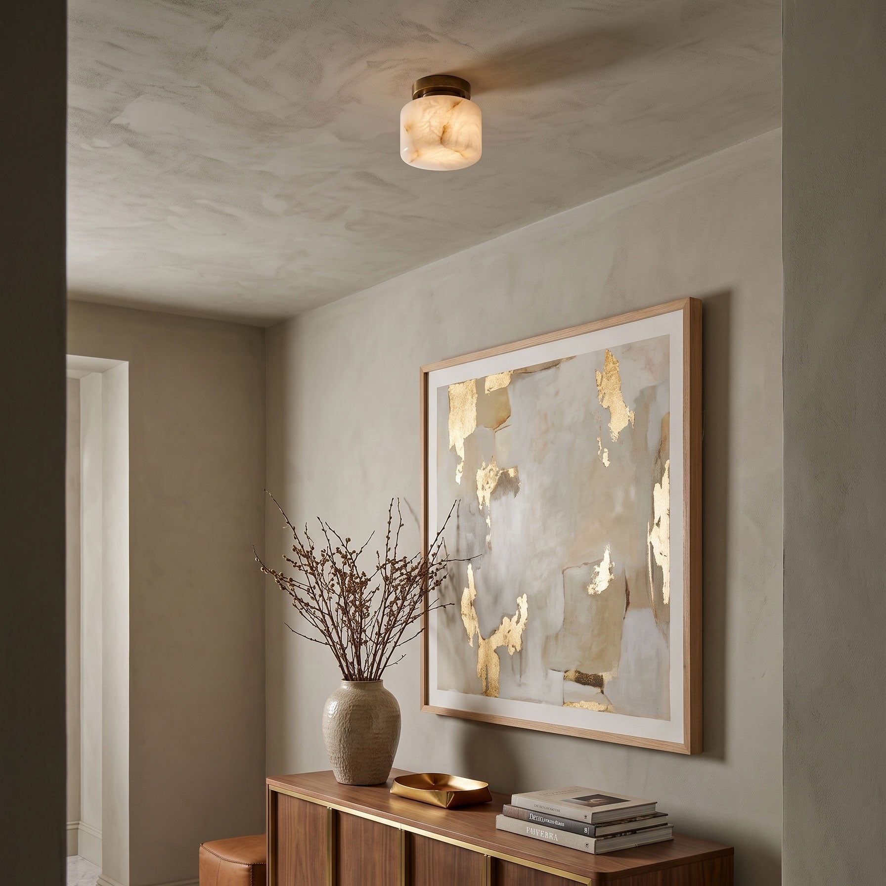 Cyrus Drum Semi-Flush Mount