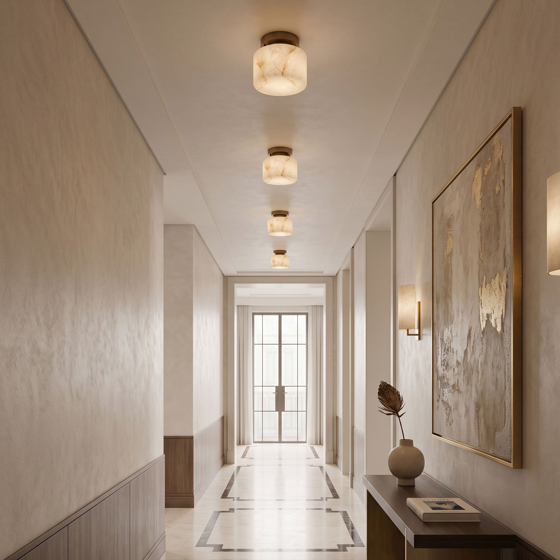 Cyrus Drum Semi-Flush Mount