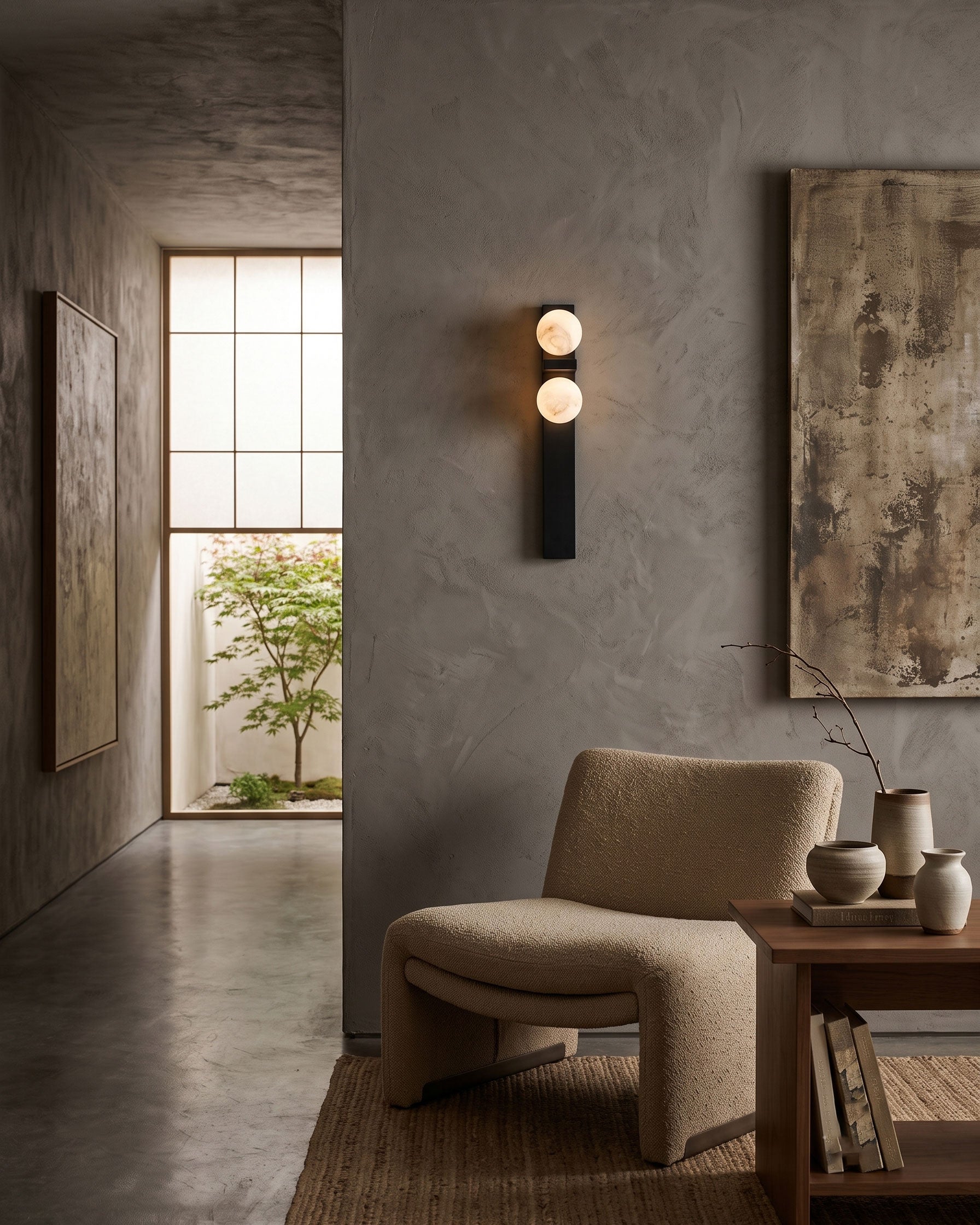 Darian Dual Globe Wall Sconce