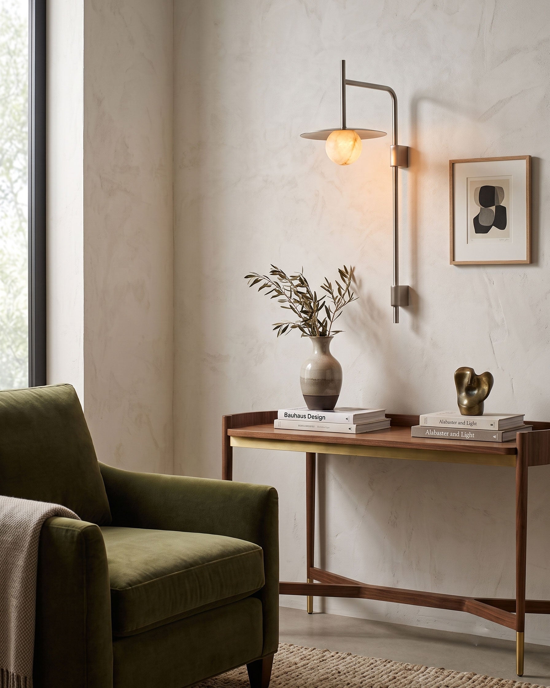Darius Alabaster Wall Sconce