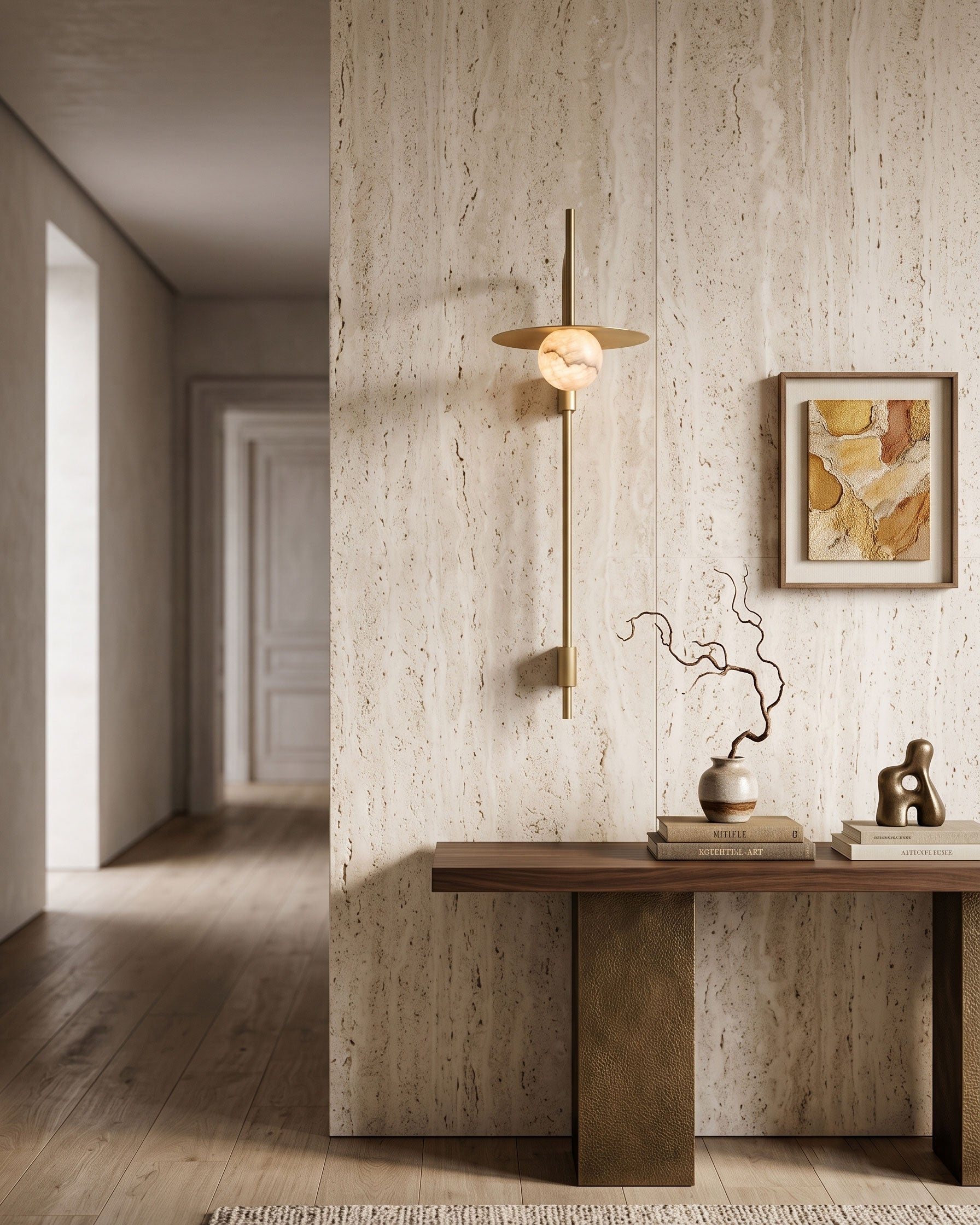 Darius Alabaster Wall Sconce