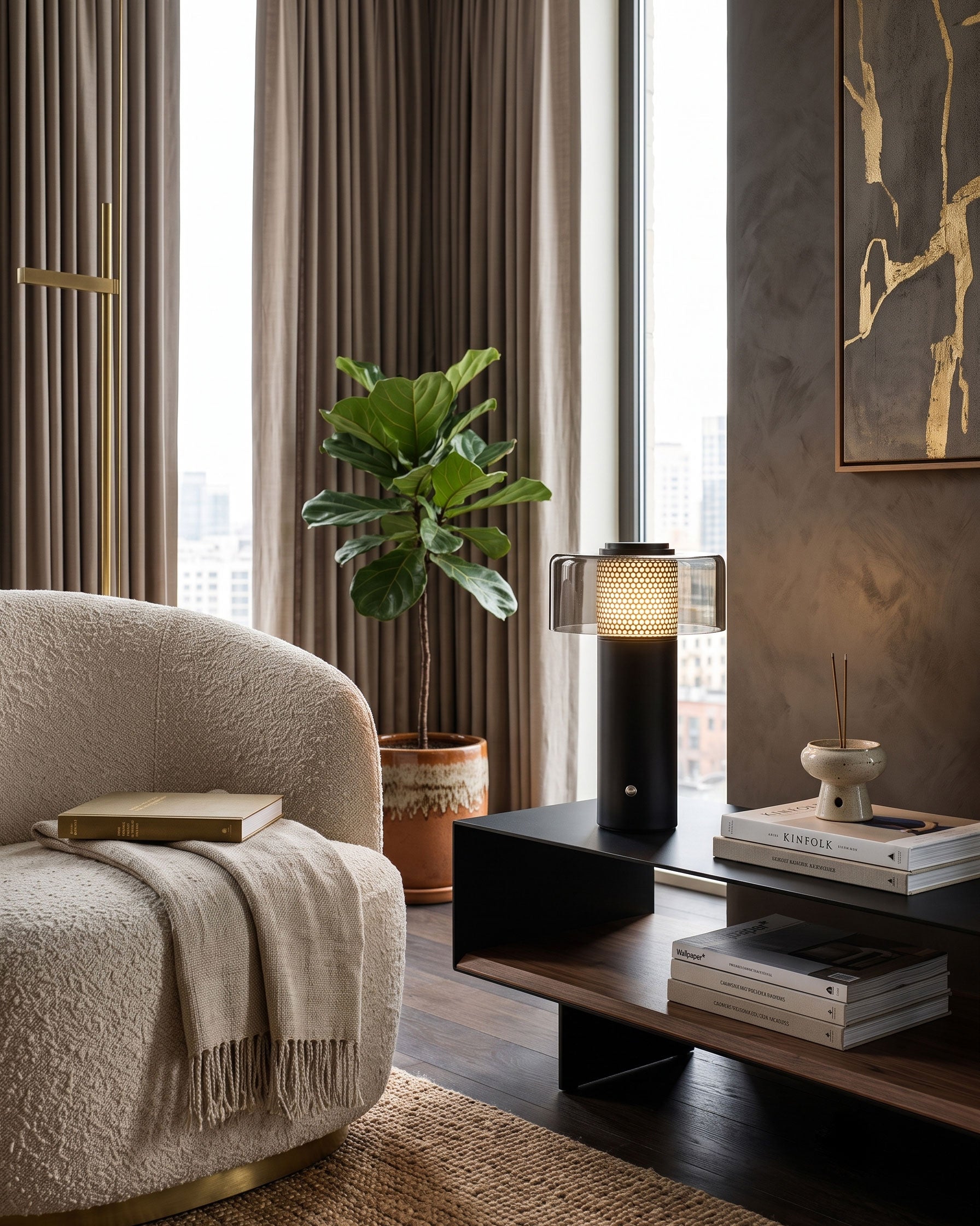 Dashiell Portable Table Lamp (built-in battery)