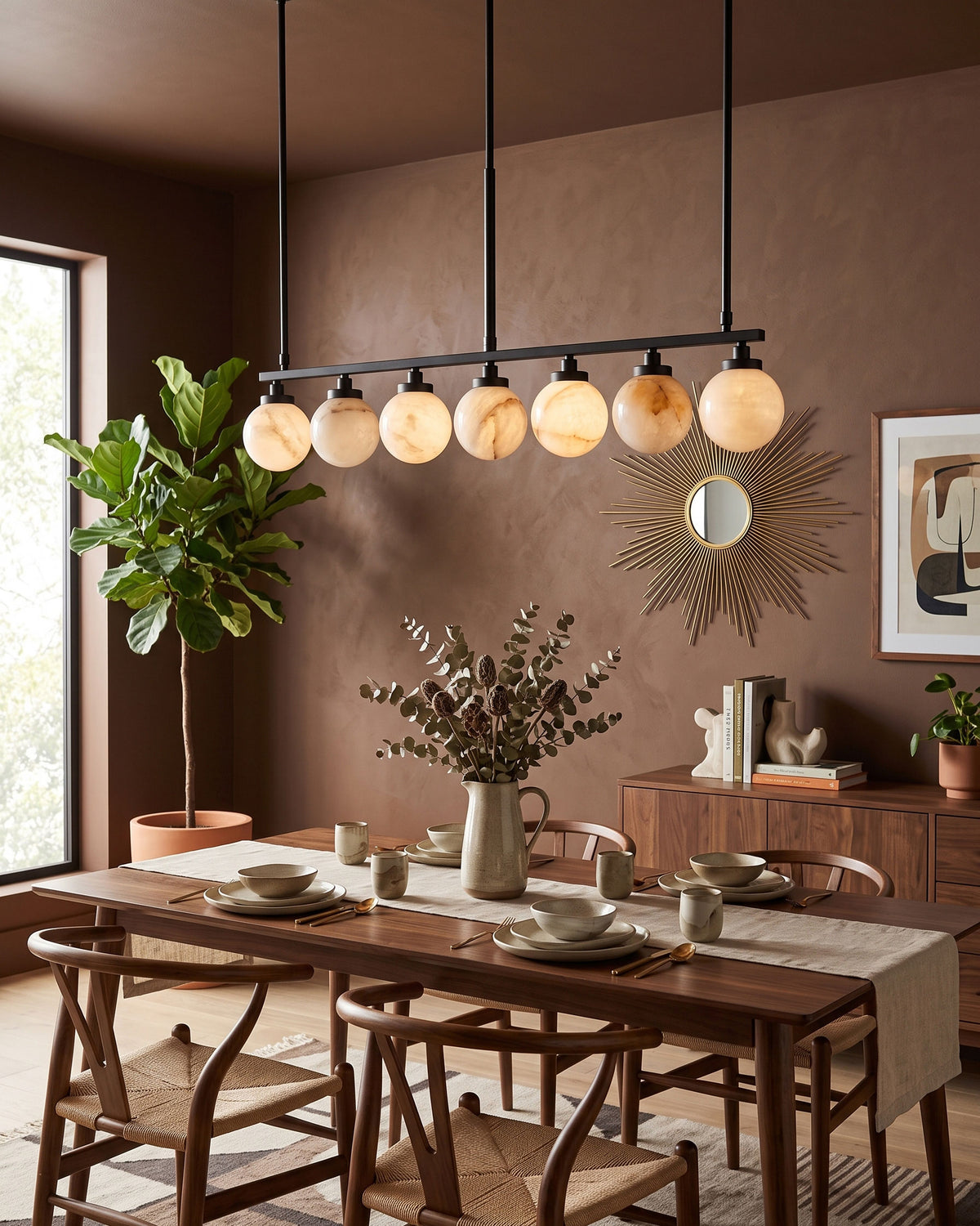 Davis Alabaster Chandelier