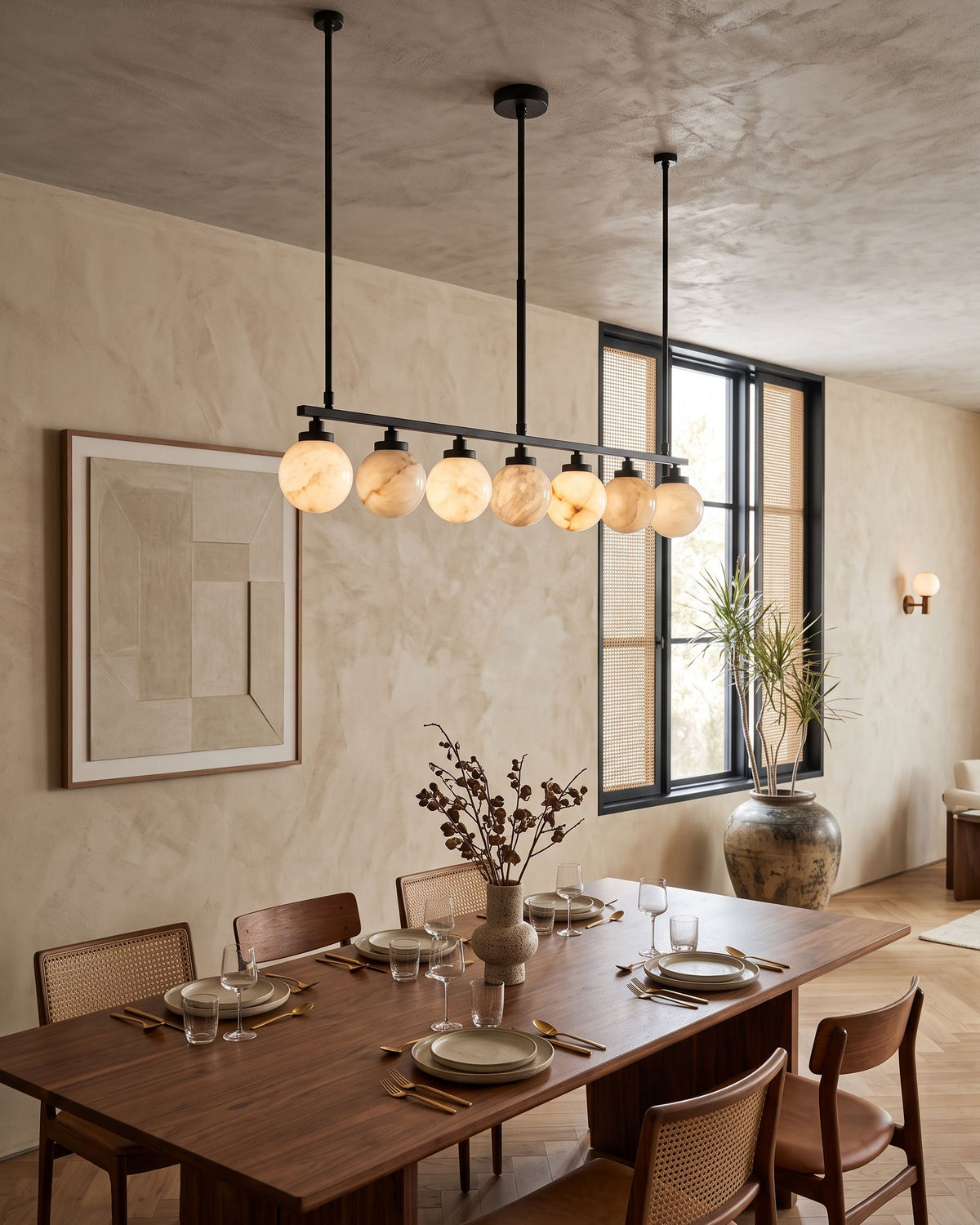 Davis Alabaster Chandelier