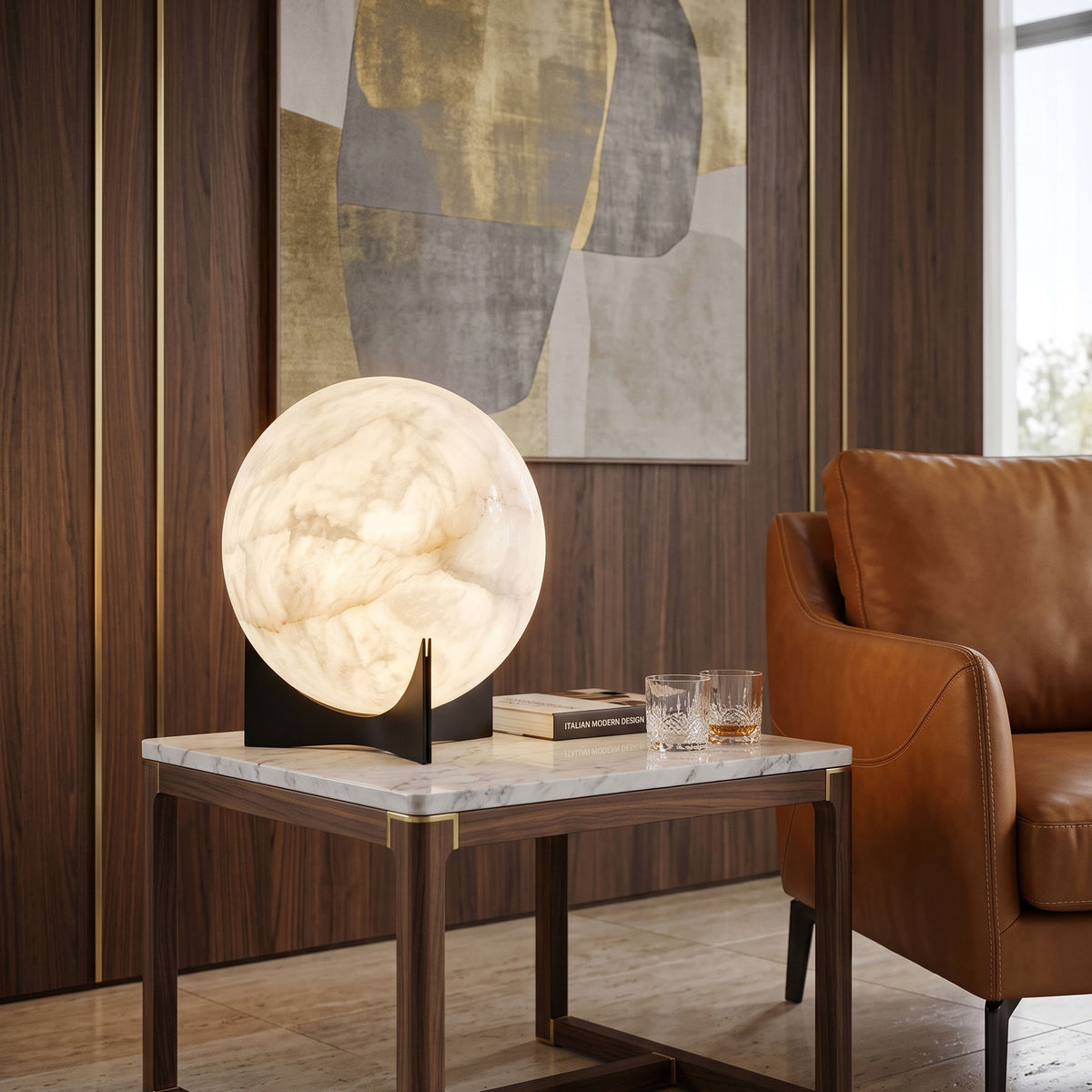 Dexter Alabaster Table Lamp
