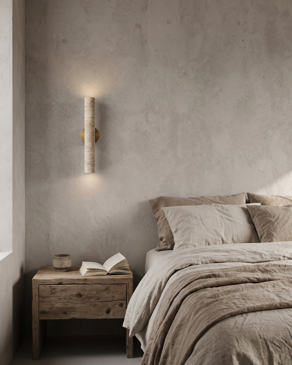 Aplique de pared cilíndrico Eira