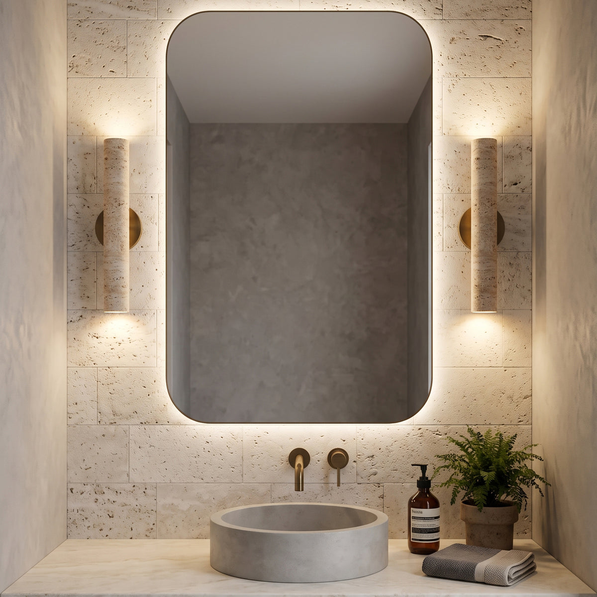 Aplique de pared cilíndrico Eira