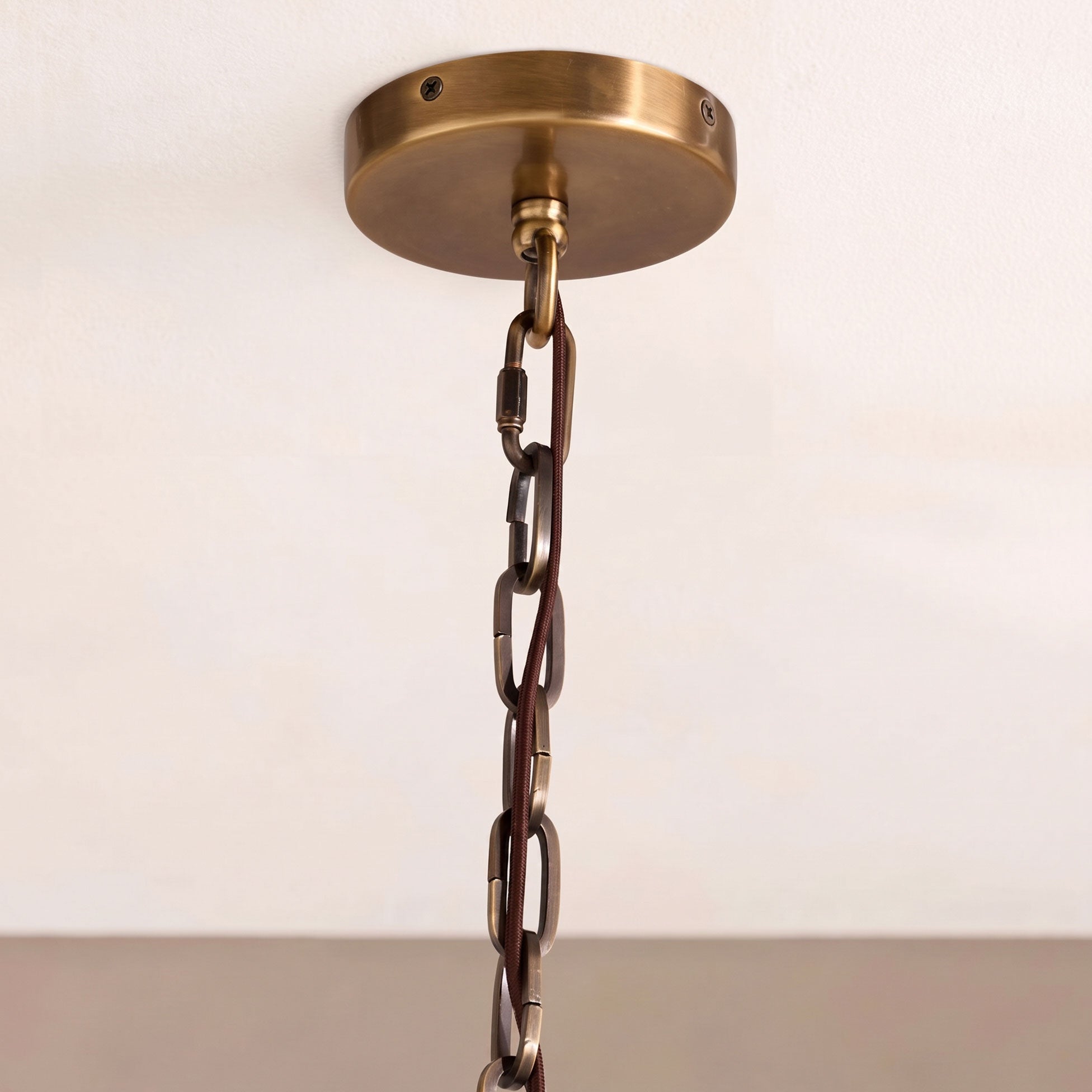 Eldon Textured Glass Chandelier