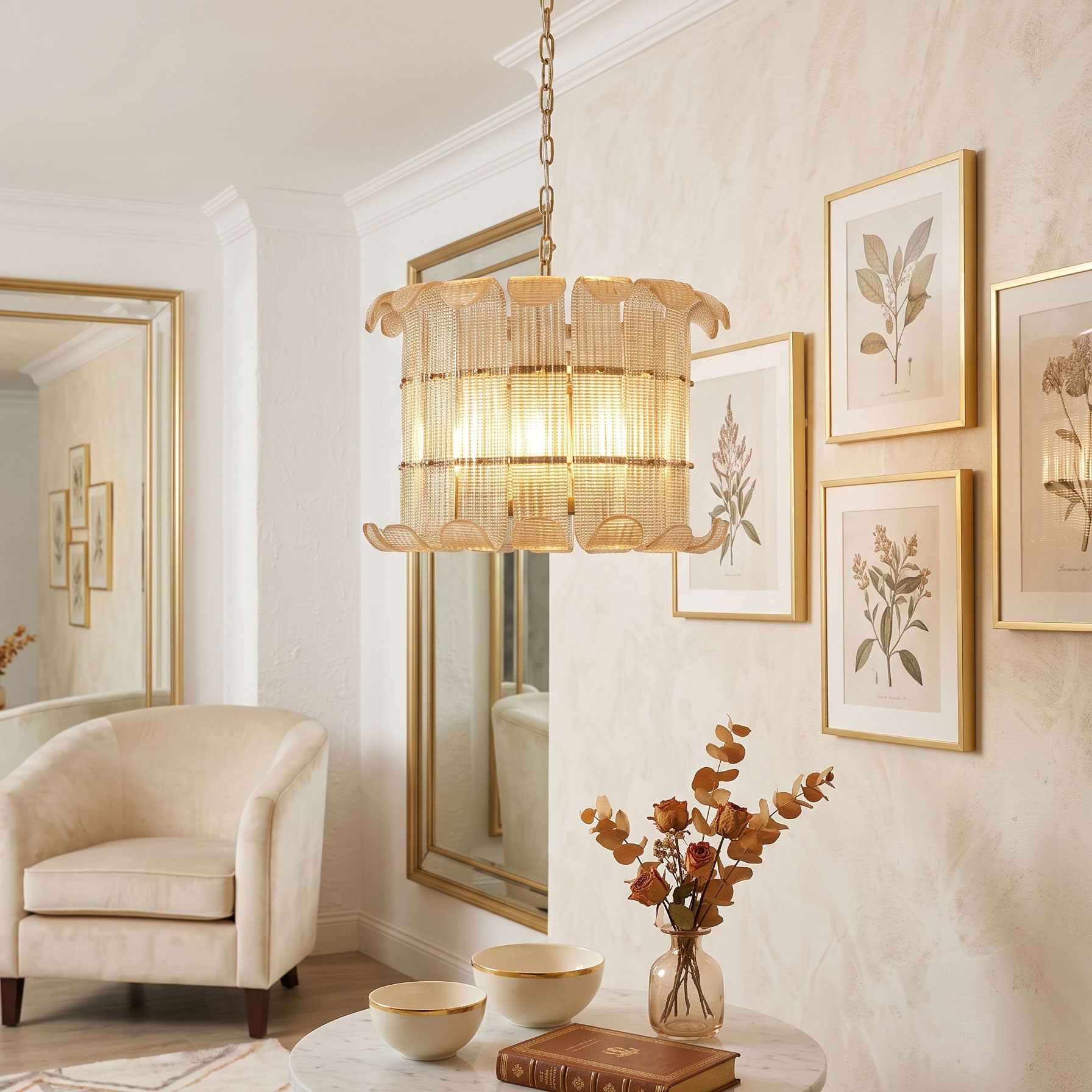 Eldridge Ribbed Chandelier