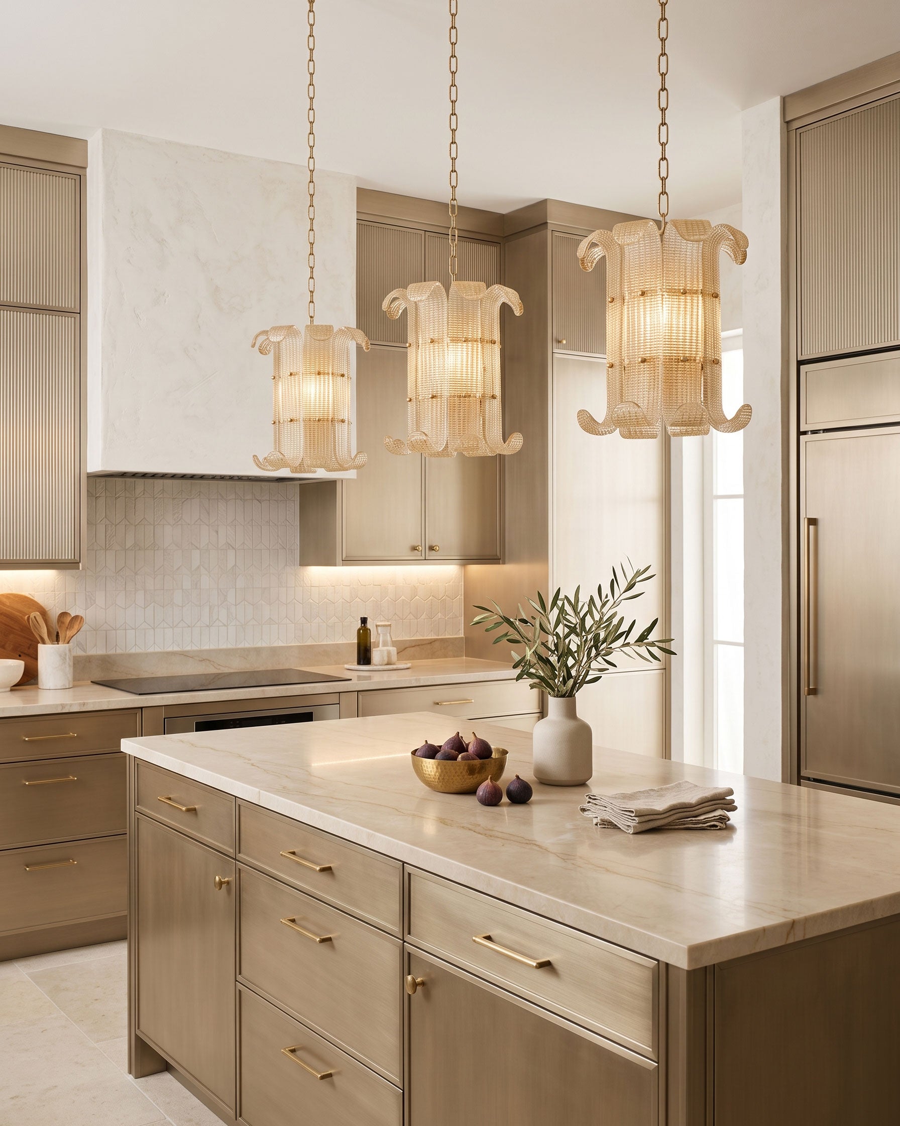 Eldridge Ribbed Chandelier