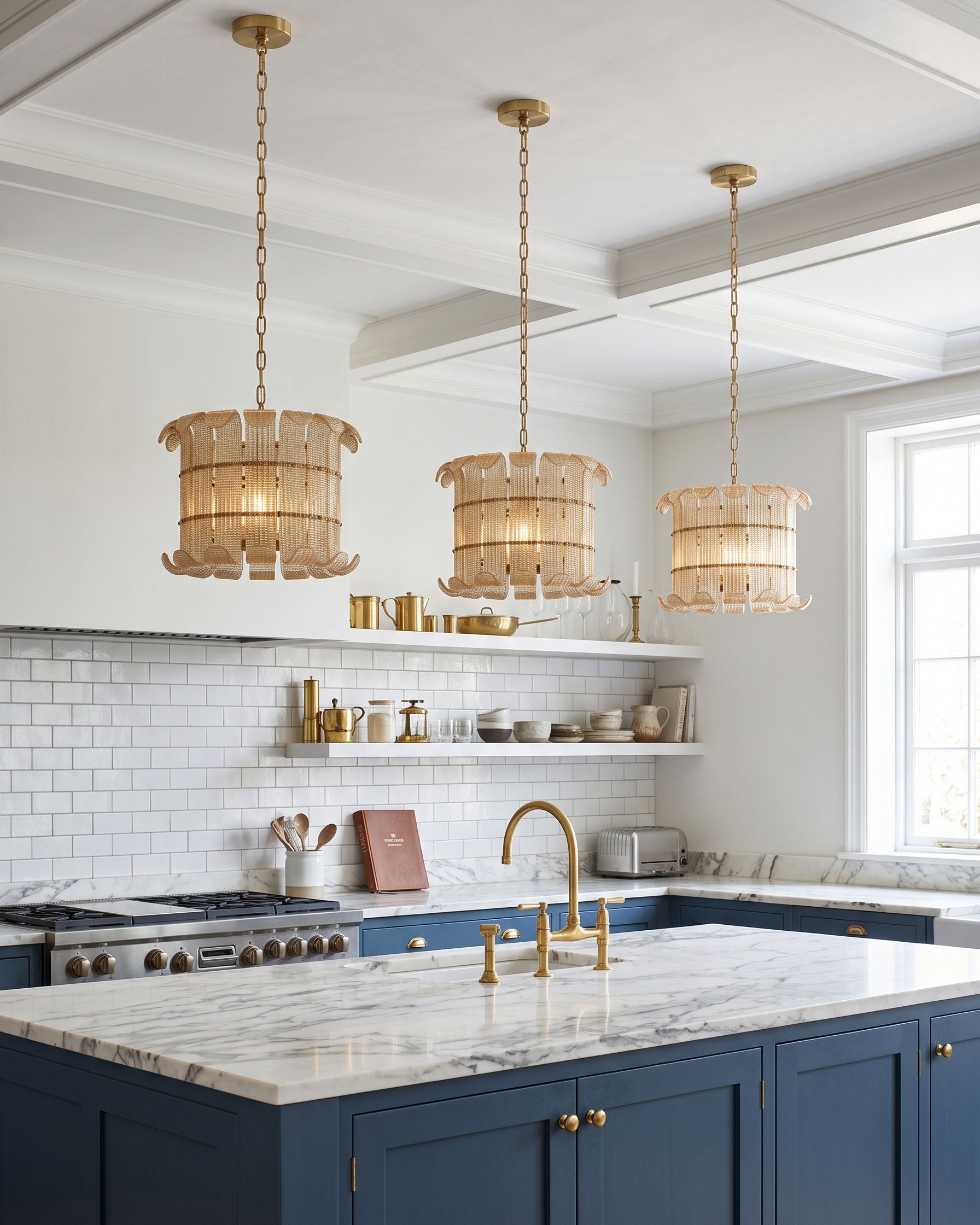 Eldridge Ribbed Chandelier