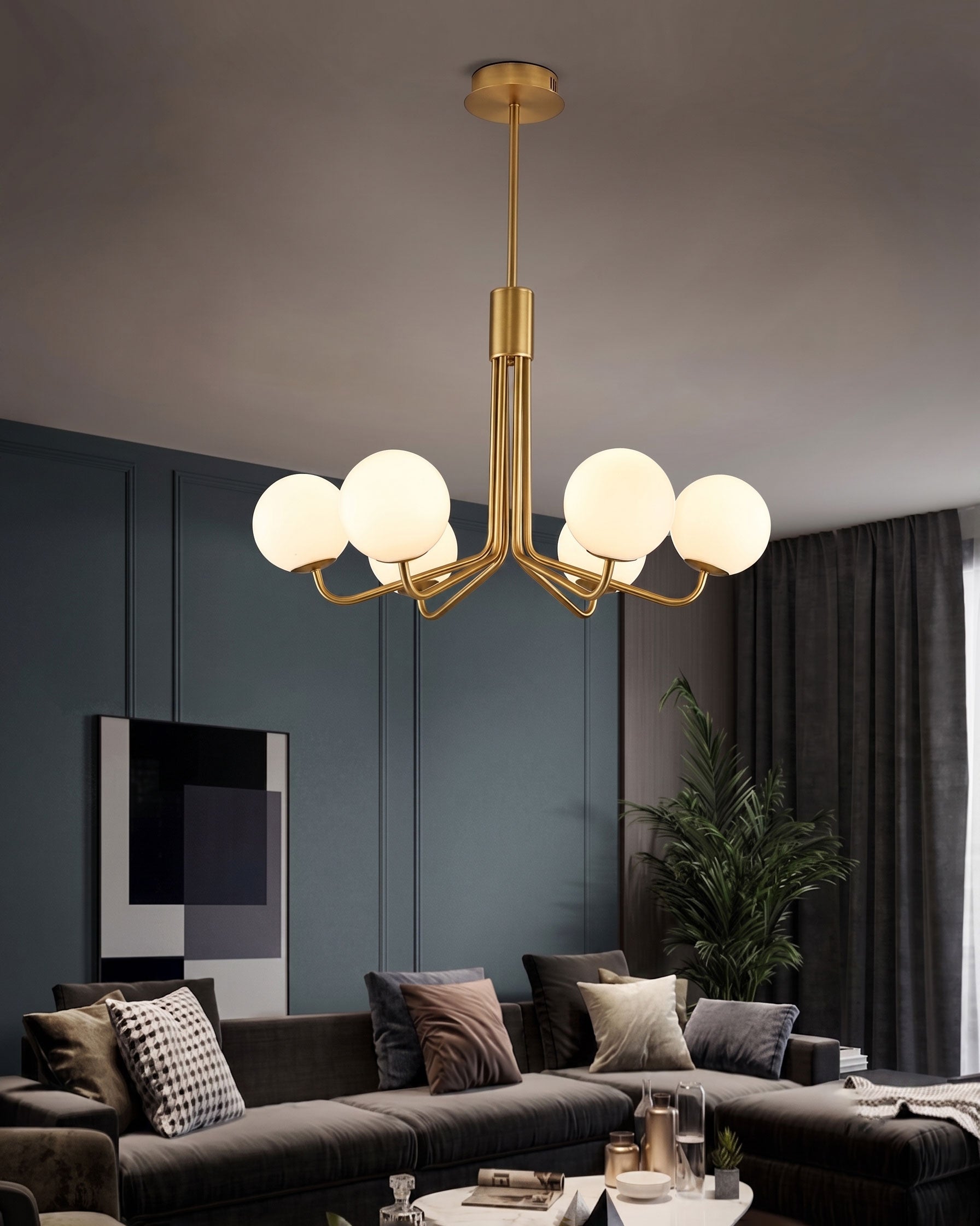 Elias Mid Century Chandelier