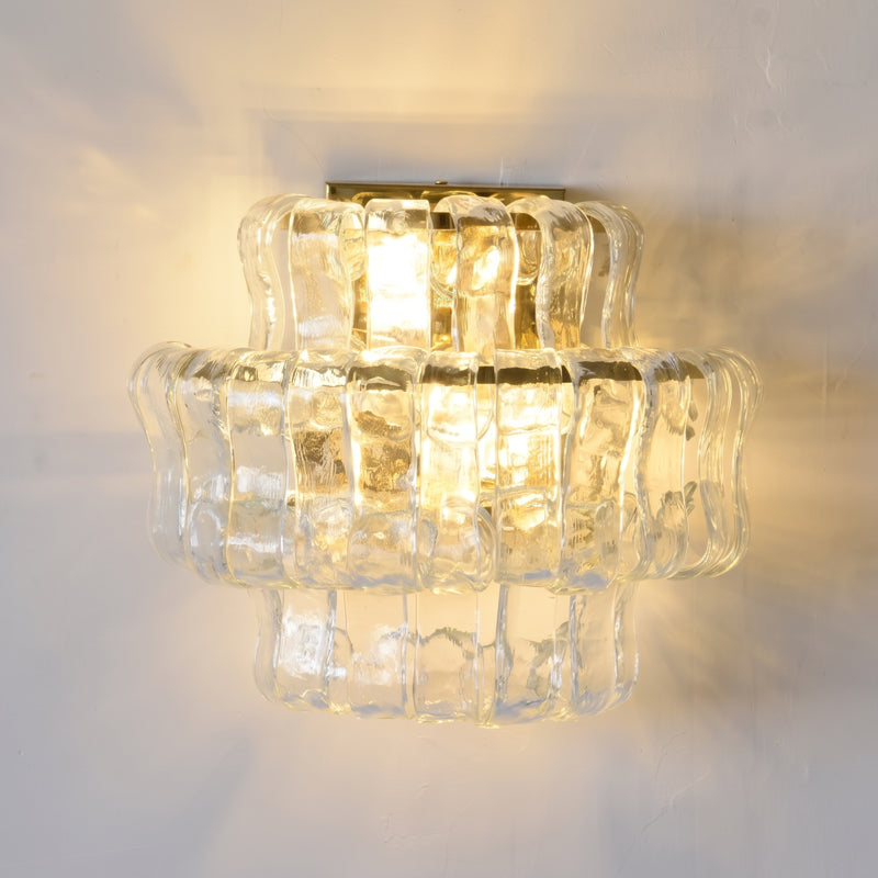 Ellington Green Ribbed Wall Sconce