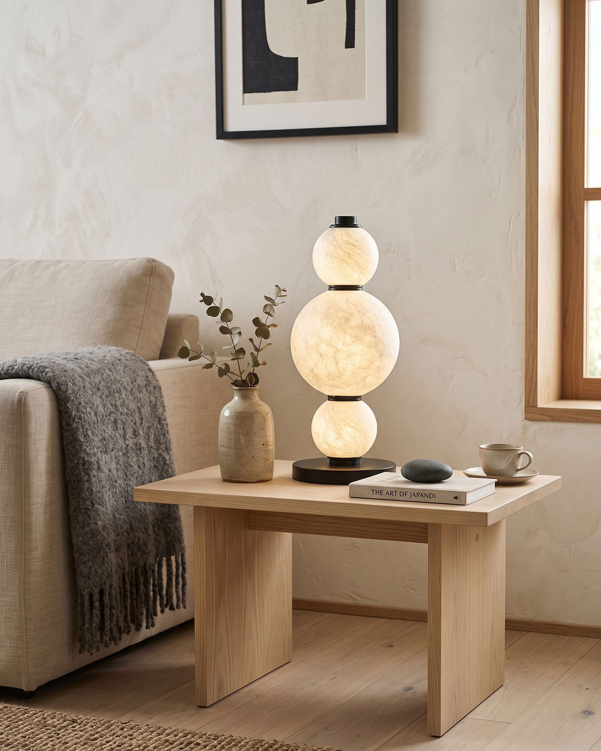 Elric Mulberry Silk Table Lamp