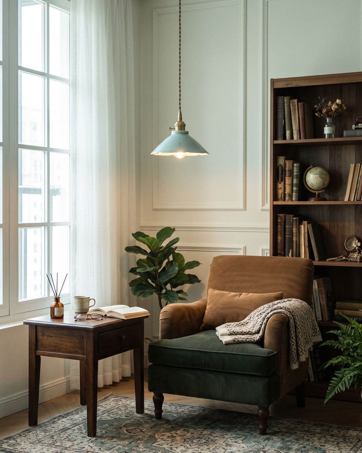 Emmeline Ceramic Cone Pendant Light – detail 6