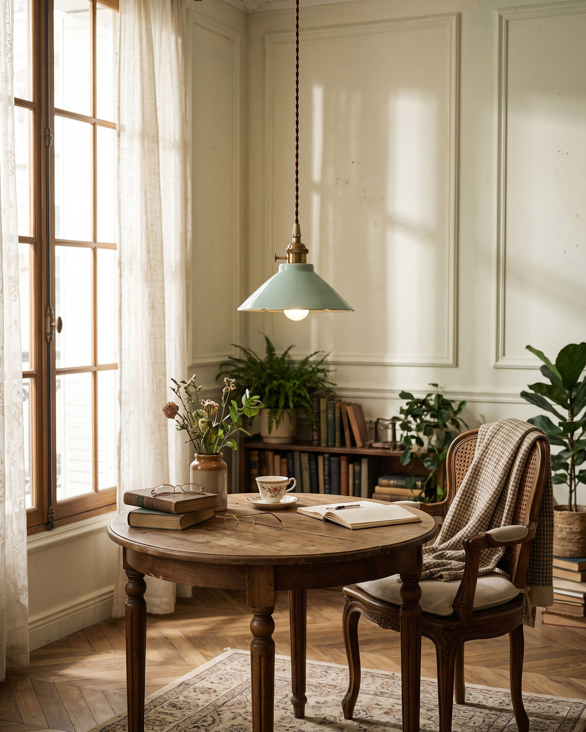 Emmeline Ceramic Cone Pendant Light – detail 11