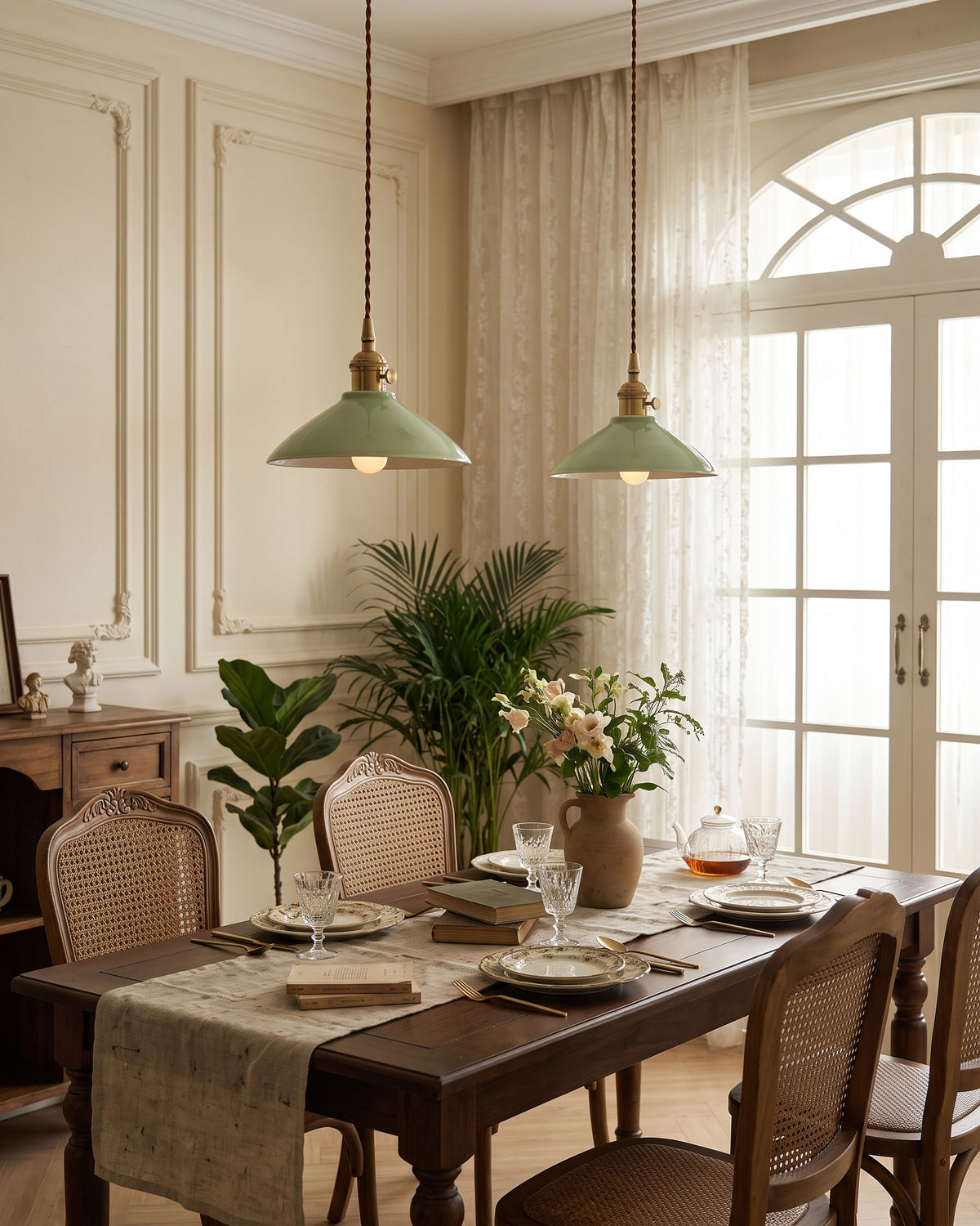 Emmeline Ceramic Cone Pendant Light – detail 13