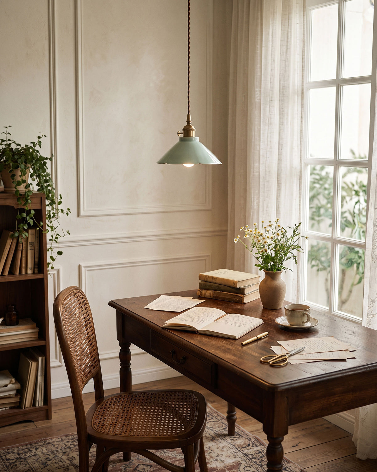 Emmeline Ceramic Cone Pendant Light – detail 15