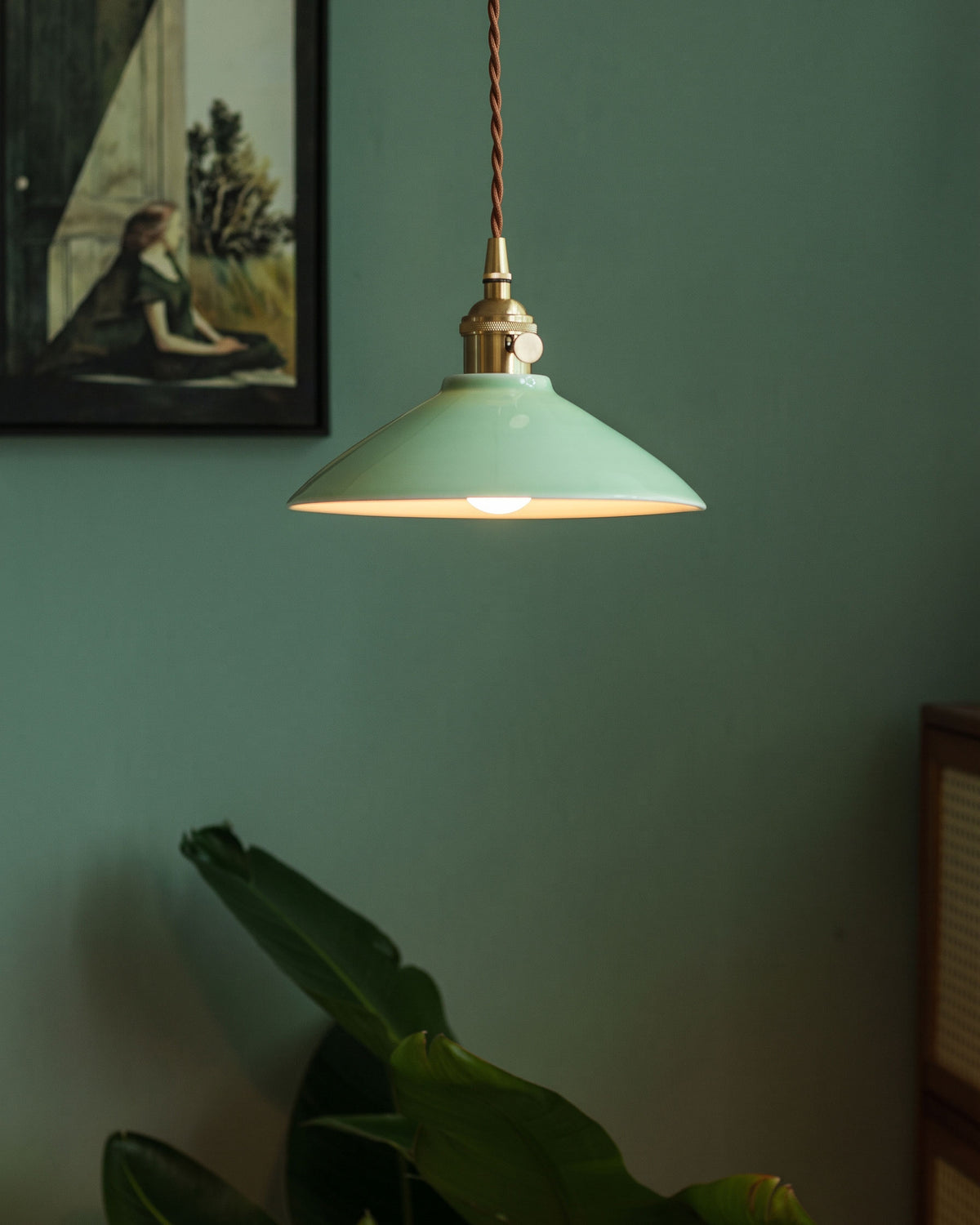 Emmeline Ceramic Cone Pendant Light – detail 23