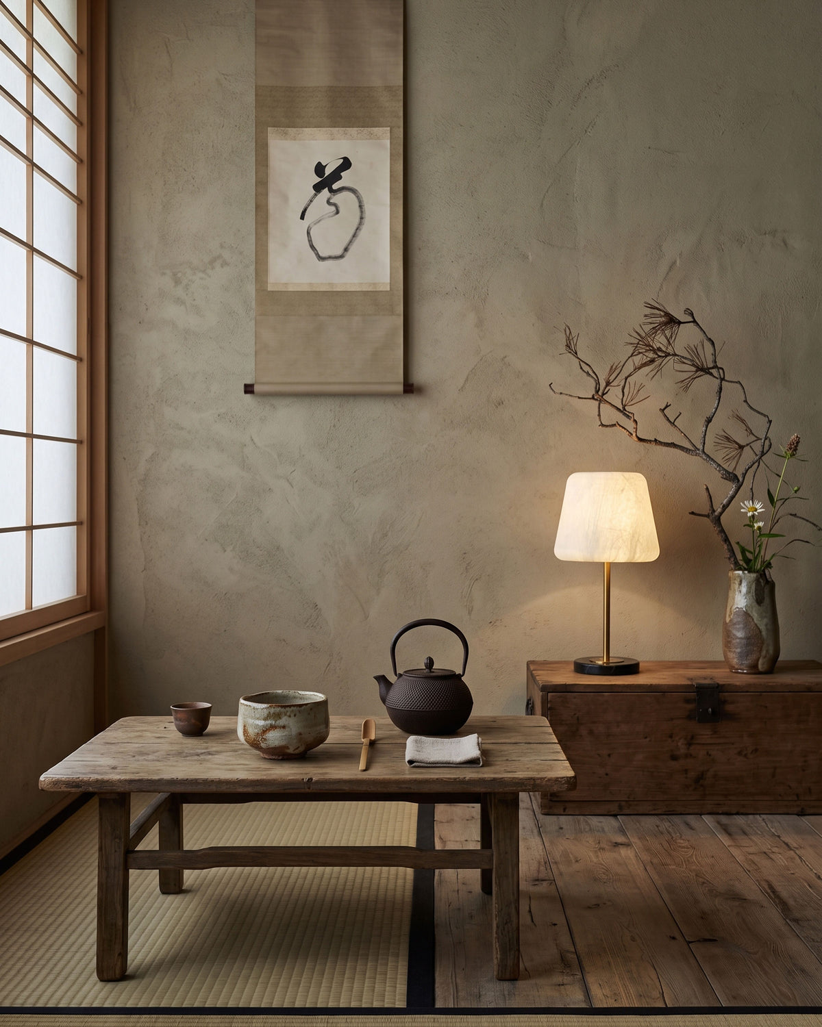 Emrys Mulberry Silk Table Lamp