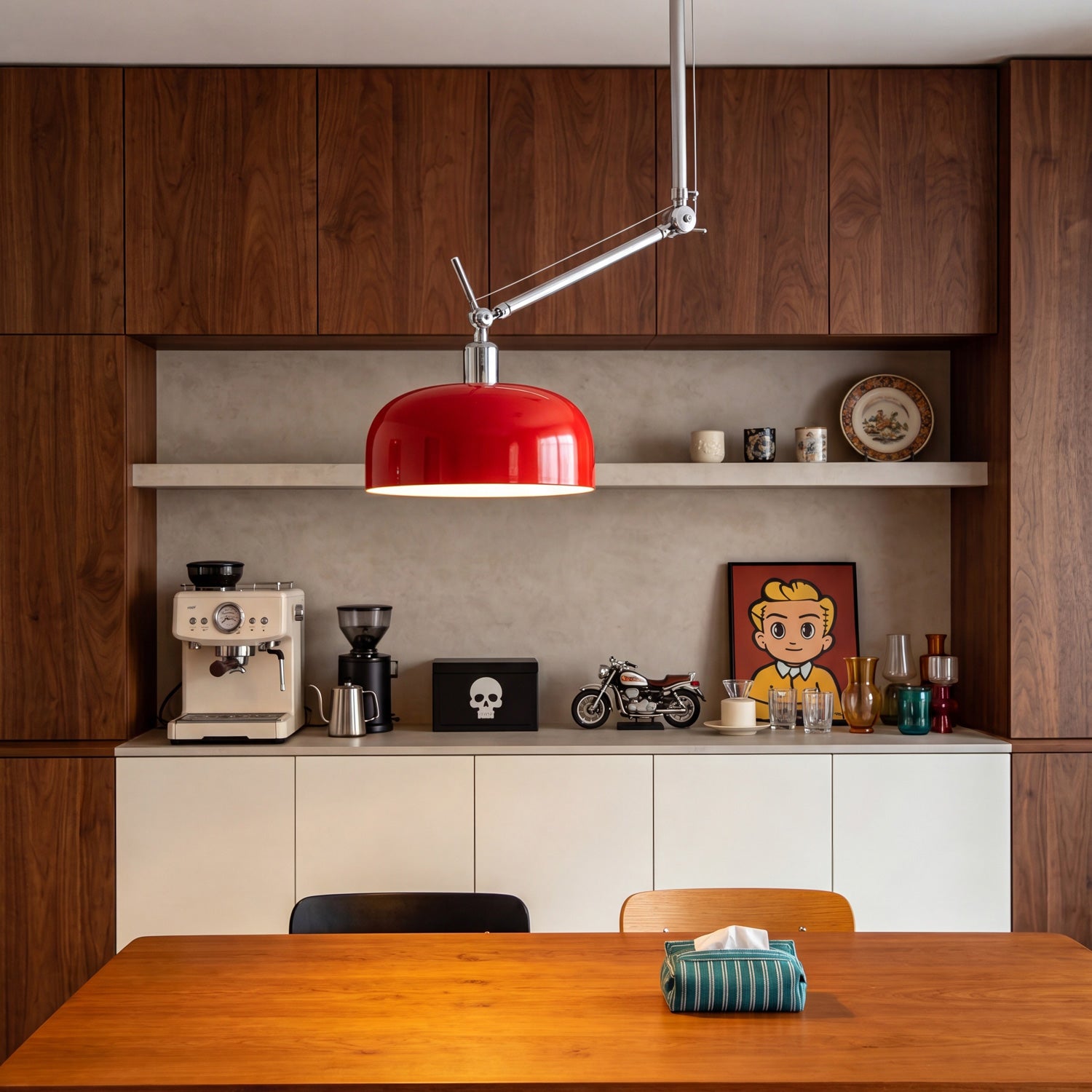 Enzo Swing Arm Pendant Light