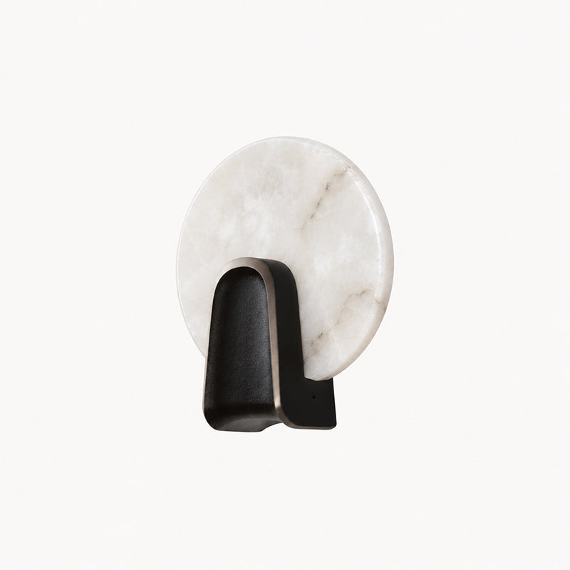 Aplique de pared Ephraim Circle de alabastro
