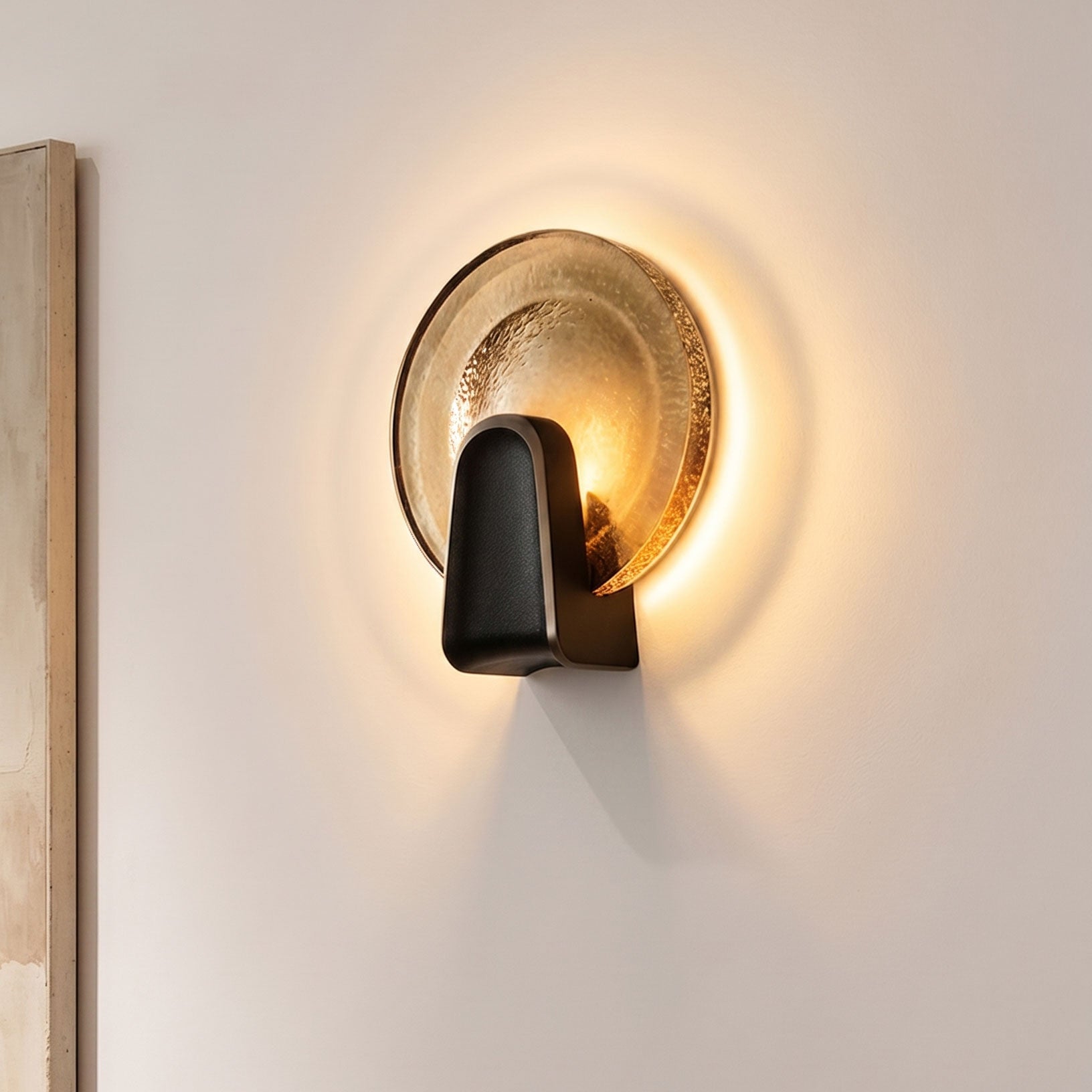 Rayonshine Ephraim Organic Glass Wall Sconce — Detail View 3