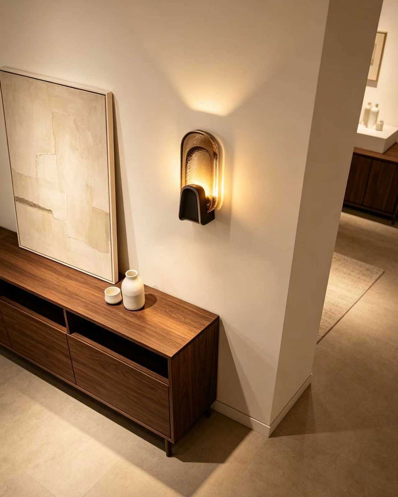 Rayonshine Ephraim Organic Glass Wall Sconce — Detail View 17