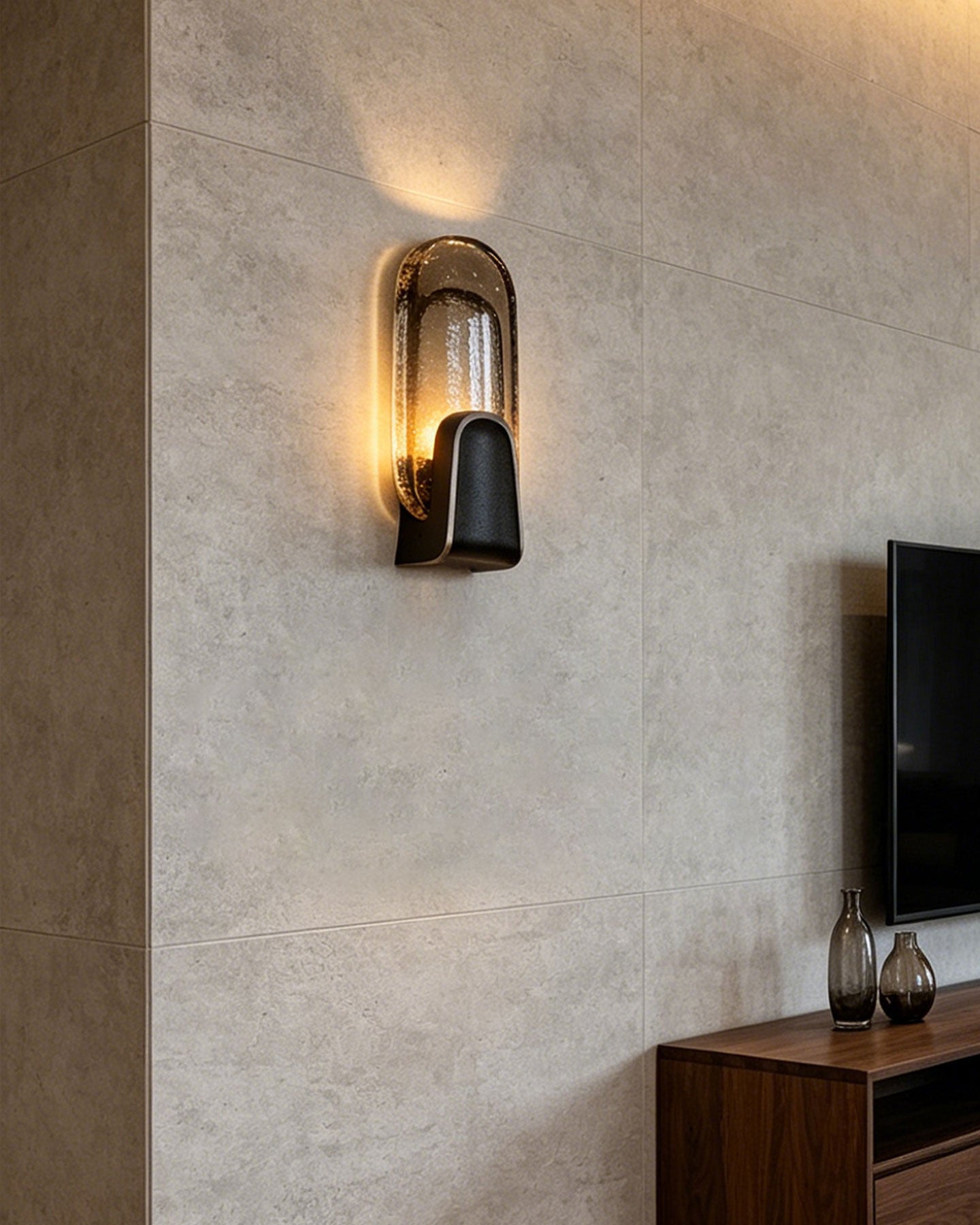 Rayonshine Ephraim Organic Glass Wall Sconce — Detail View 22