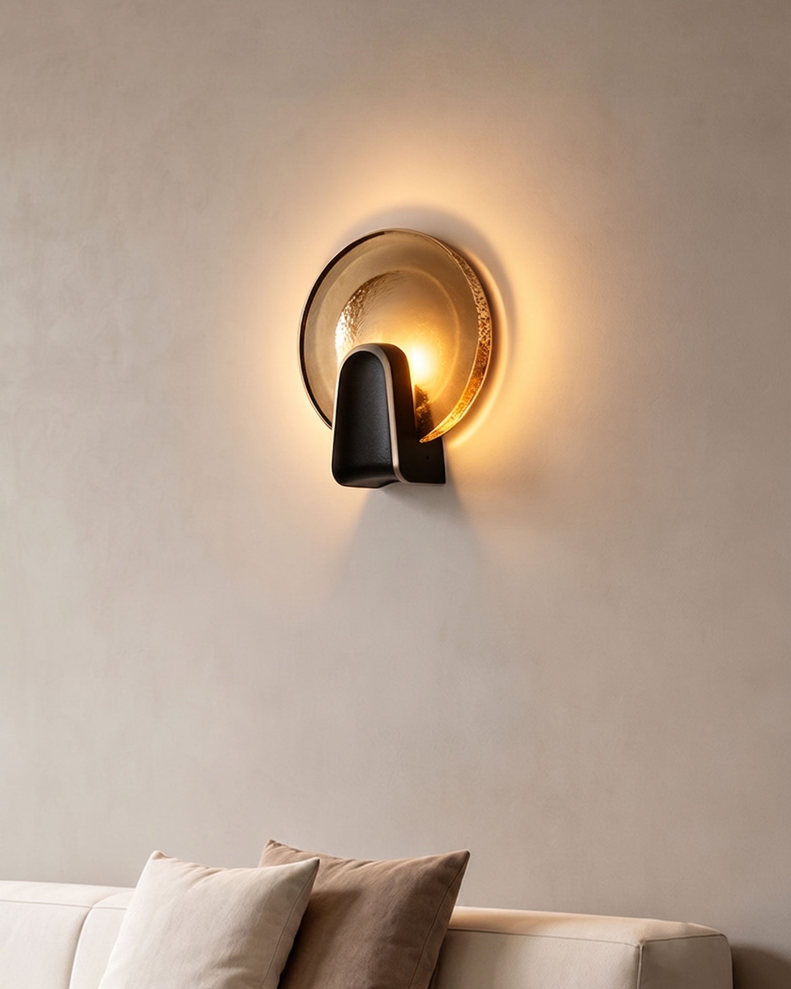 Rayonshine Ephraim Organic Glass Wall Sconce — Detail View 13