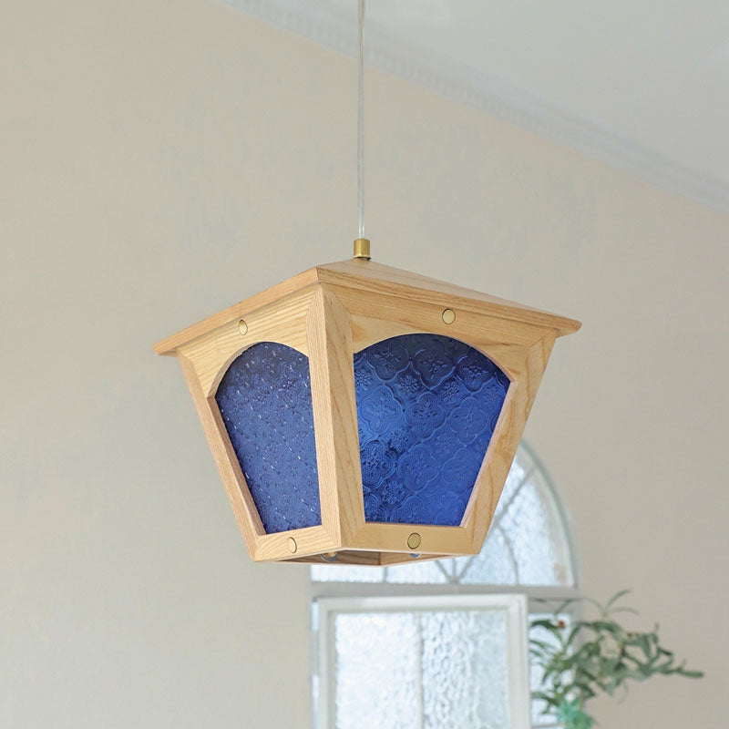 Esme Wooden Cage Pendant Light