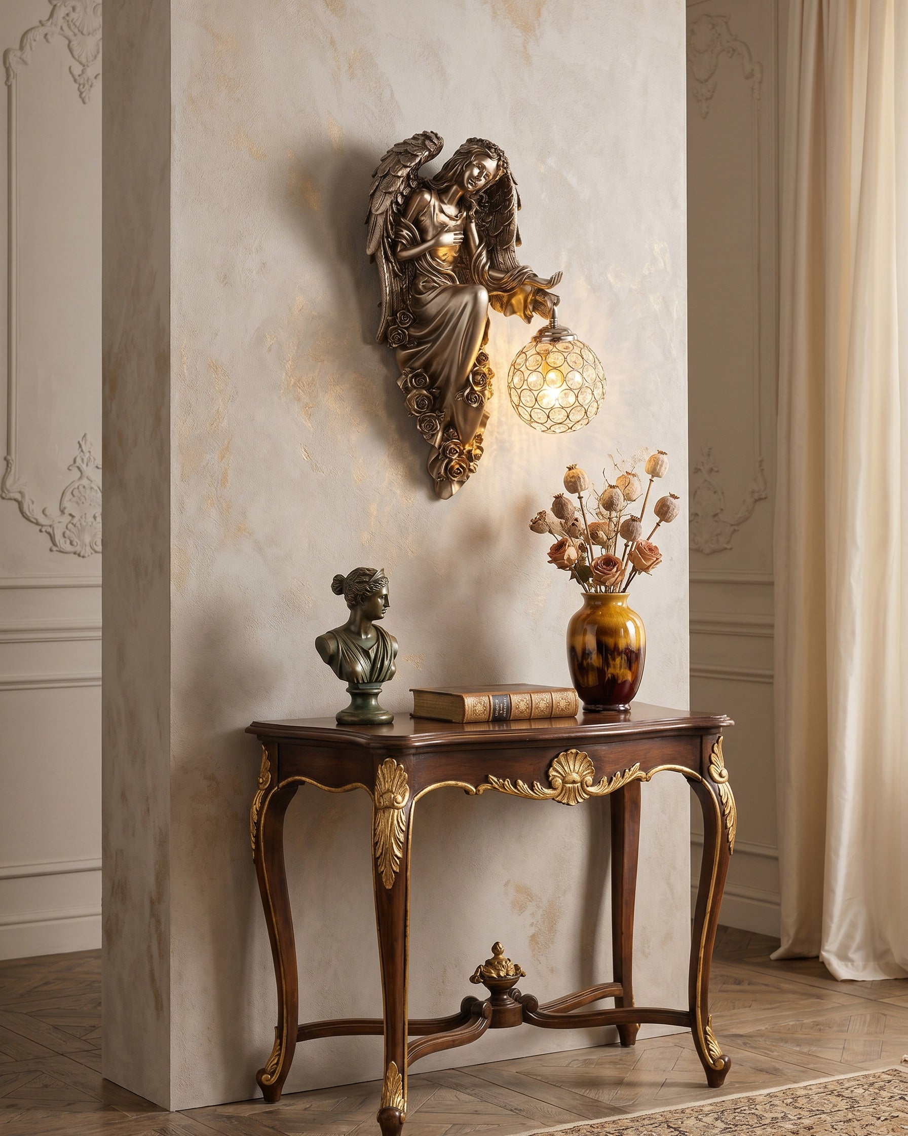 Evangeline Angel Crystal Wall Sconce