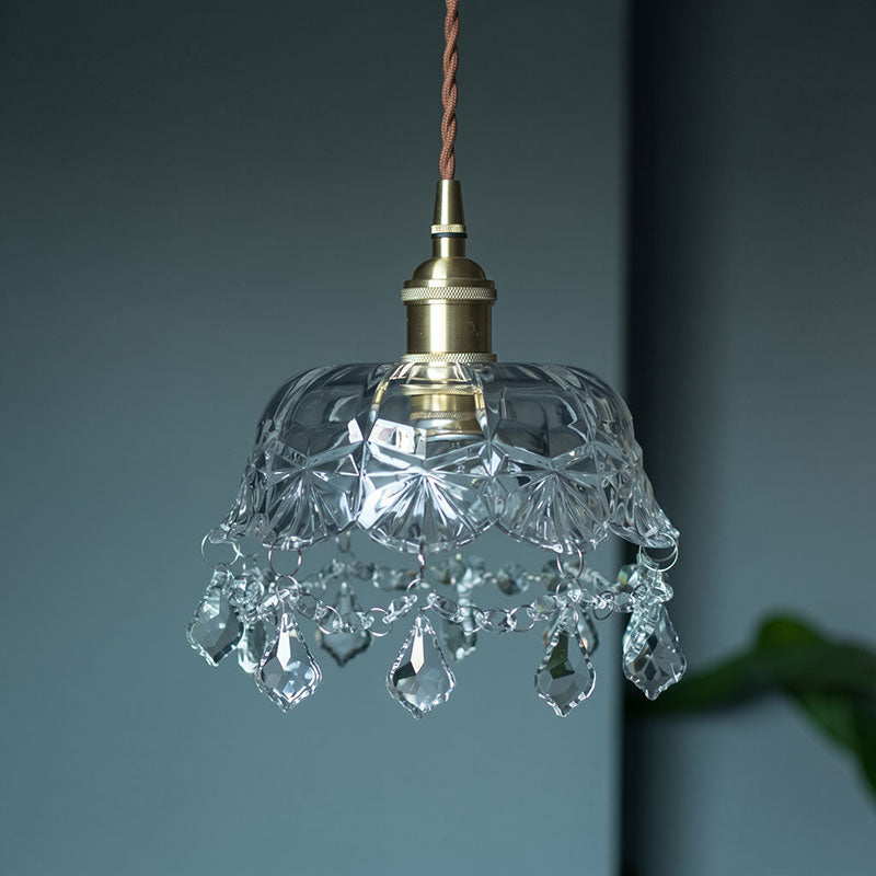 Lampada a sospensione Evelina Crystal