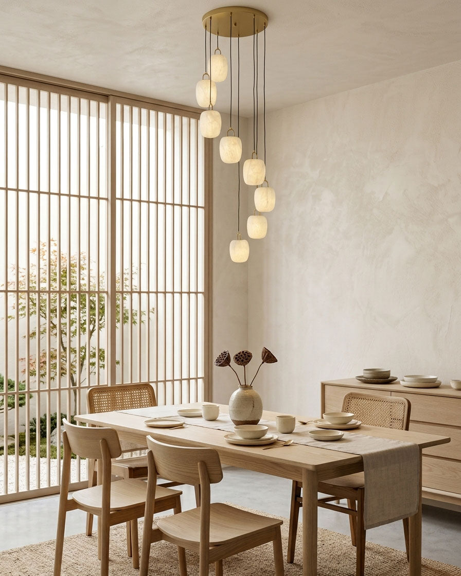 Evelisse Silk Pendant Light