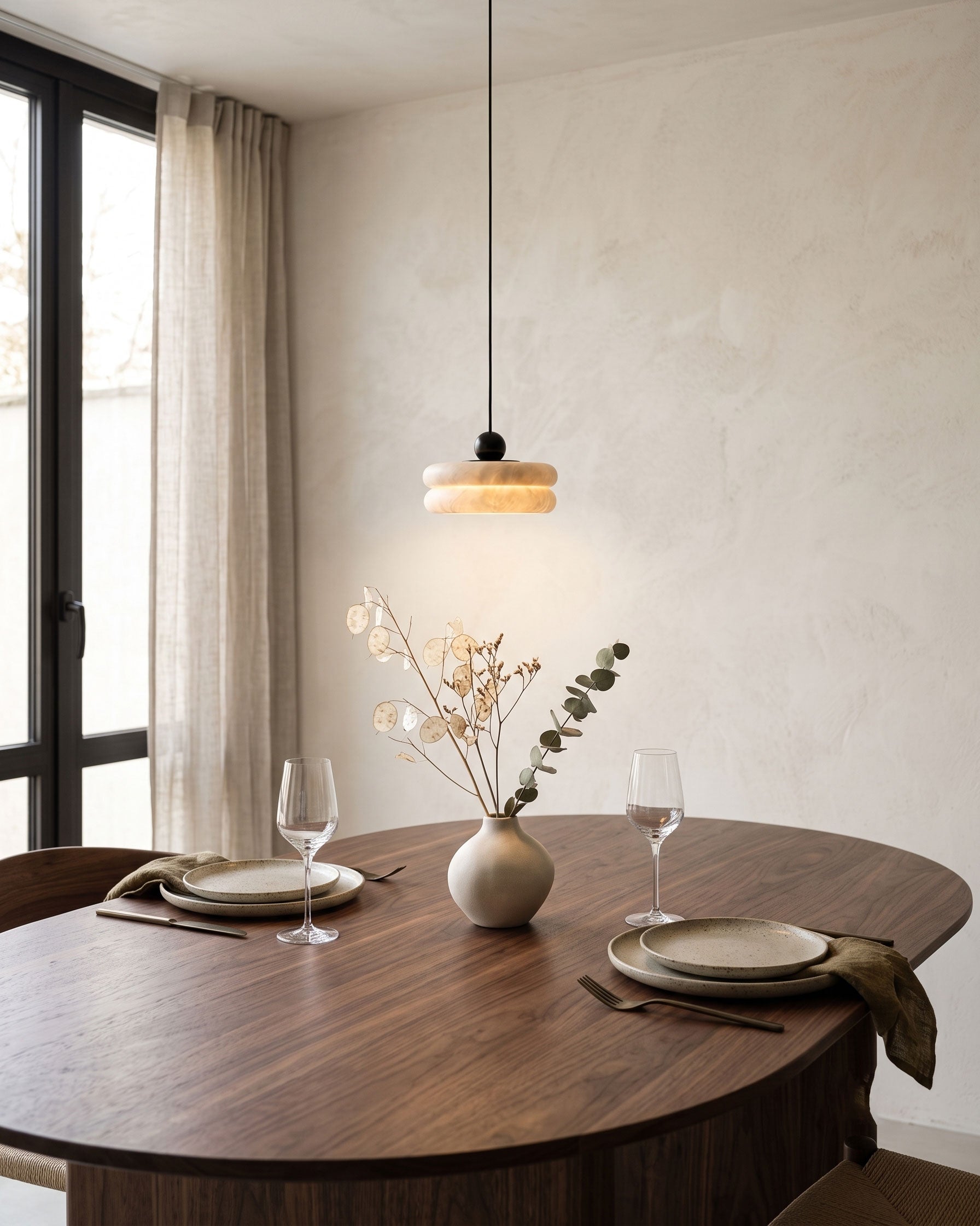Evren Alabaster Pendant Light