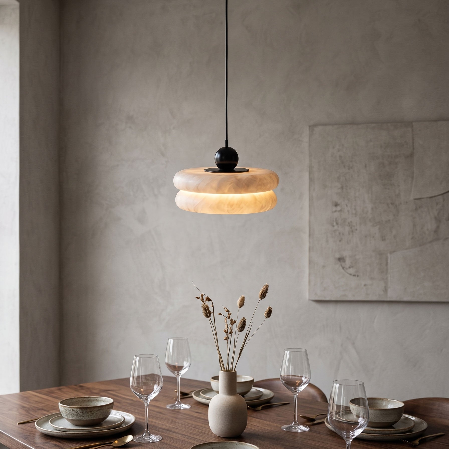 Evren Alabaster Pendant Light