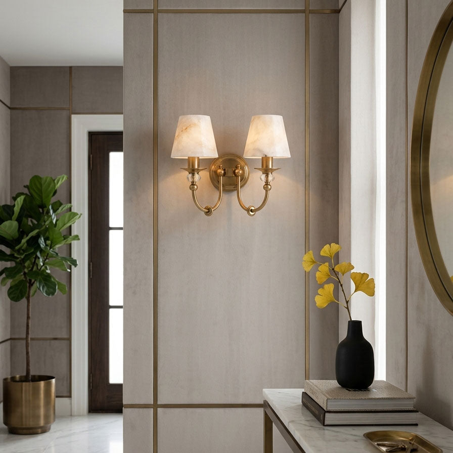 Farris Alabaster Wall Sconce