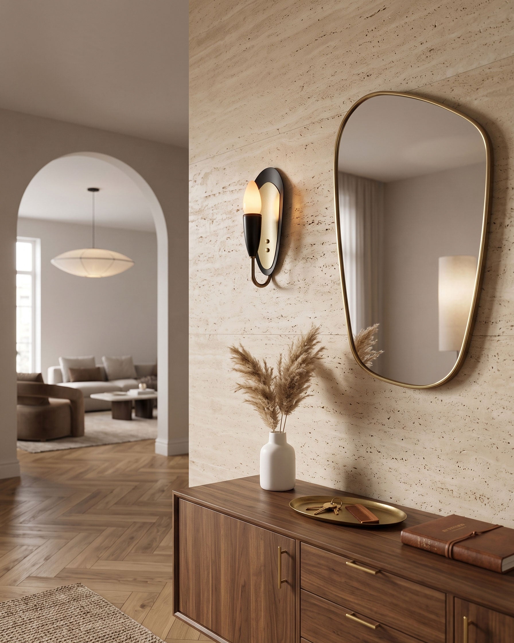 Felix Retro Black Wall Sconce