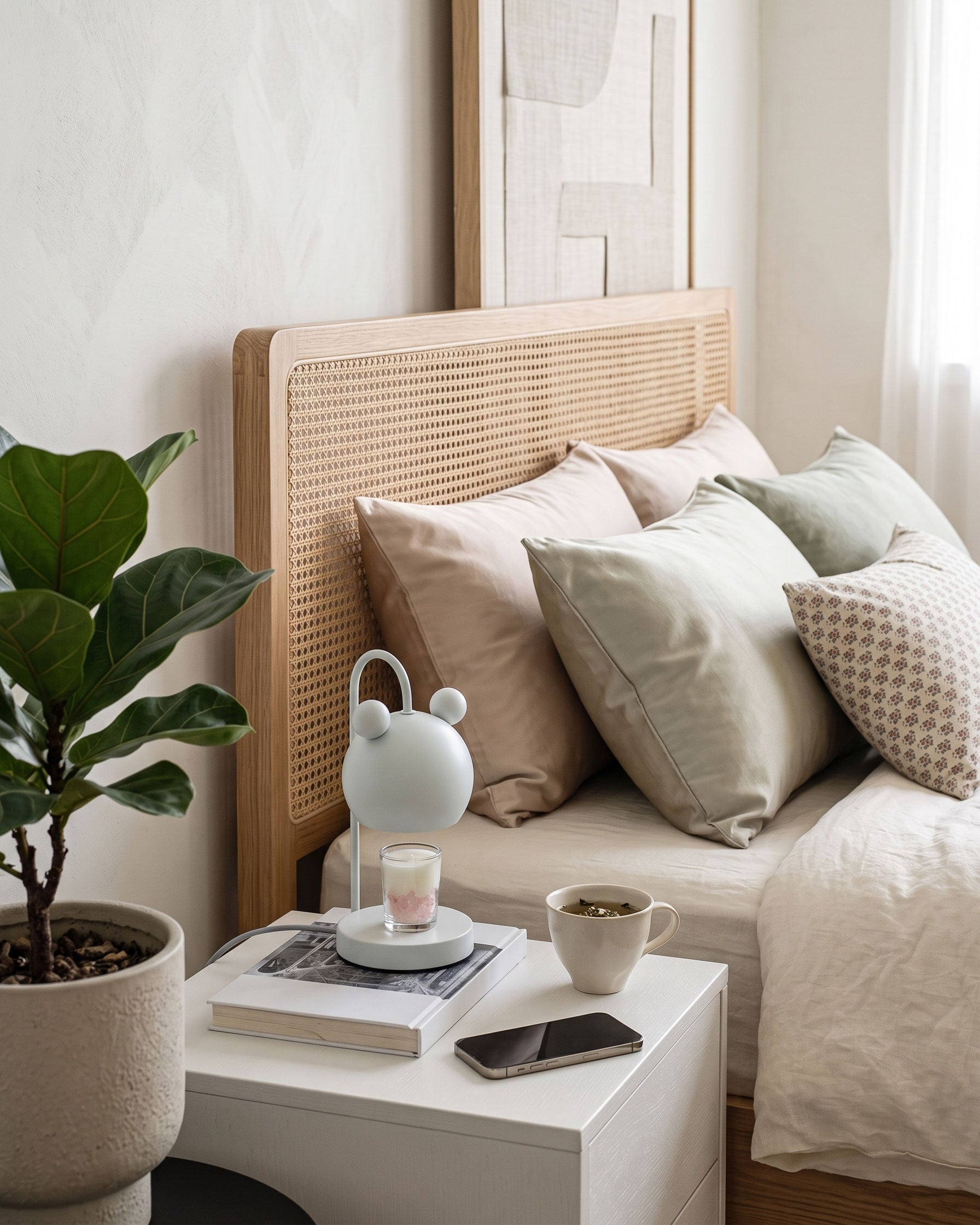 Fia Elegant Curved Table Lamp