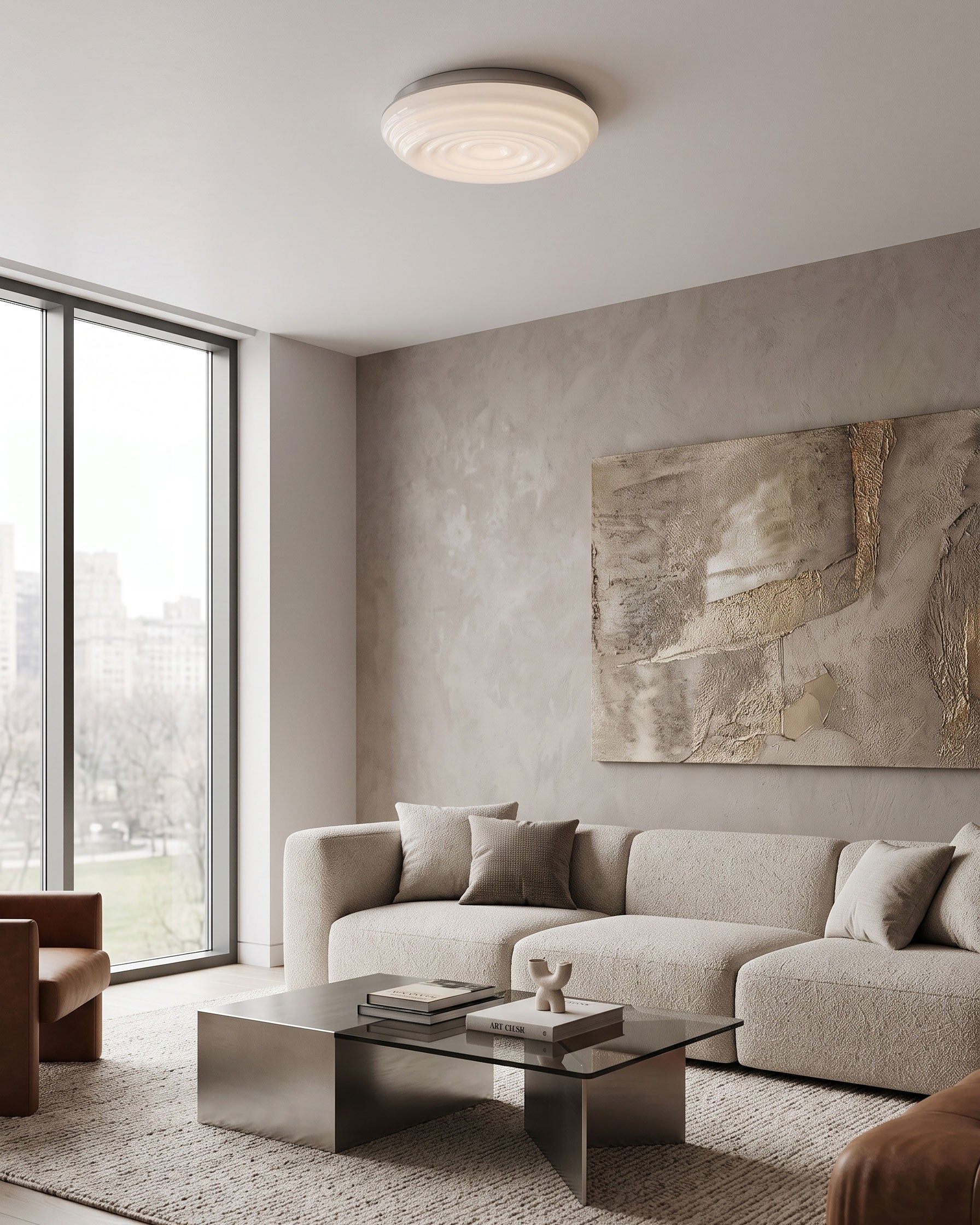 Finneas Layered Semi-Flush Mount