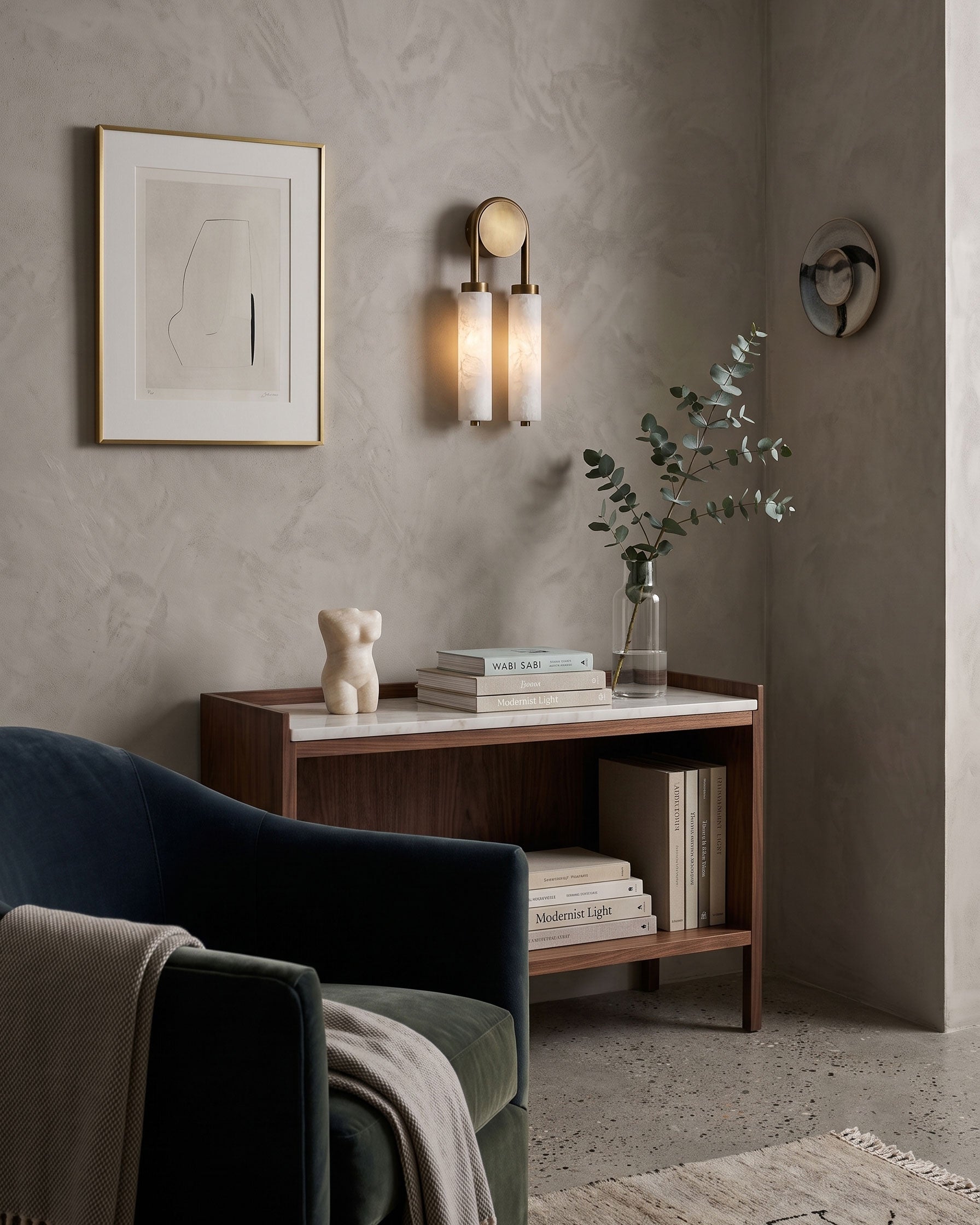 Finnian Minimalist Double Wall Sconce