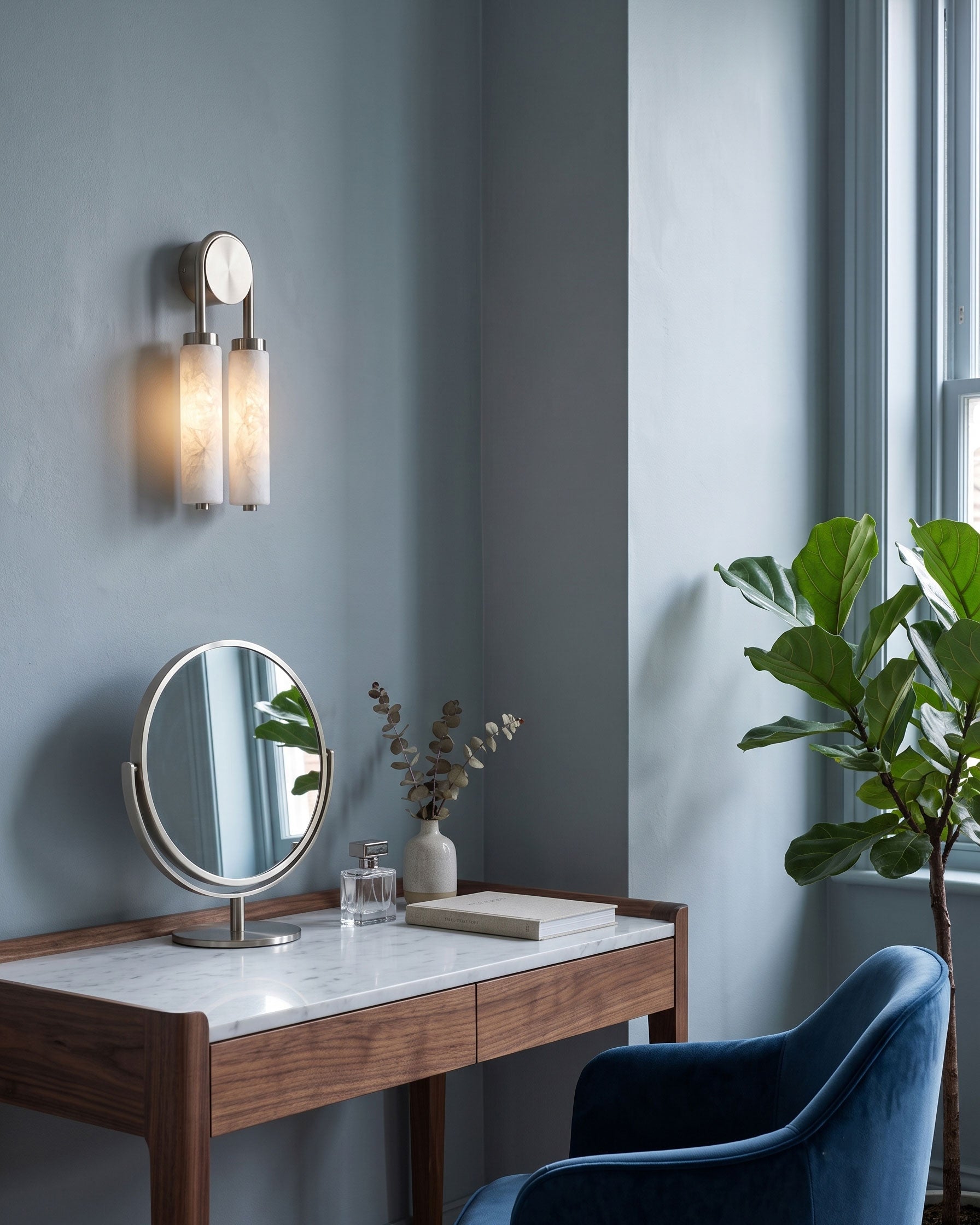 Finnian Minimalist Double Wall Sconce