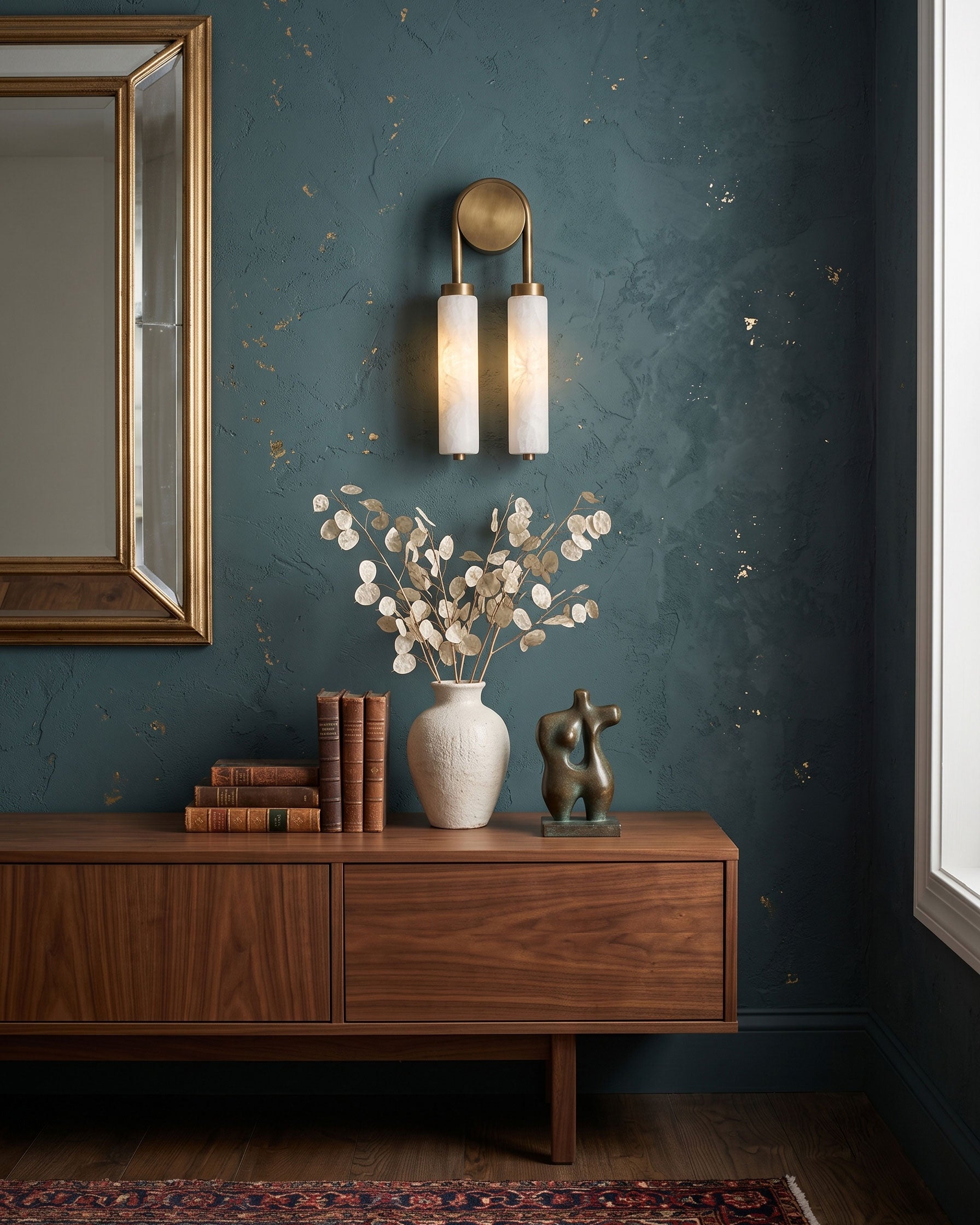 Finnian Minimalist Double Wall Sconce