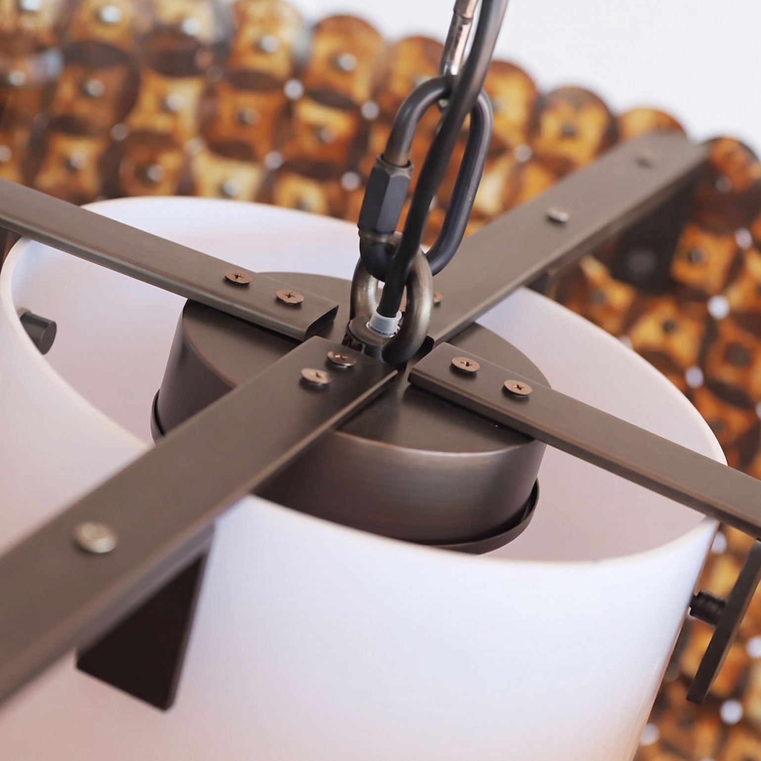 Finnick Rustic Disc Pendant Light