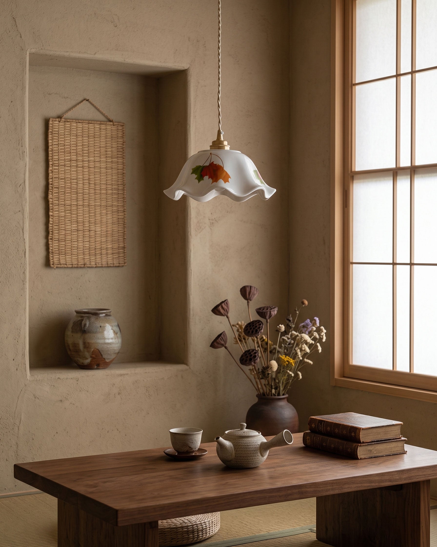 Fiona Hand-Painted Pendant Light